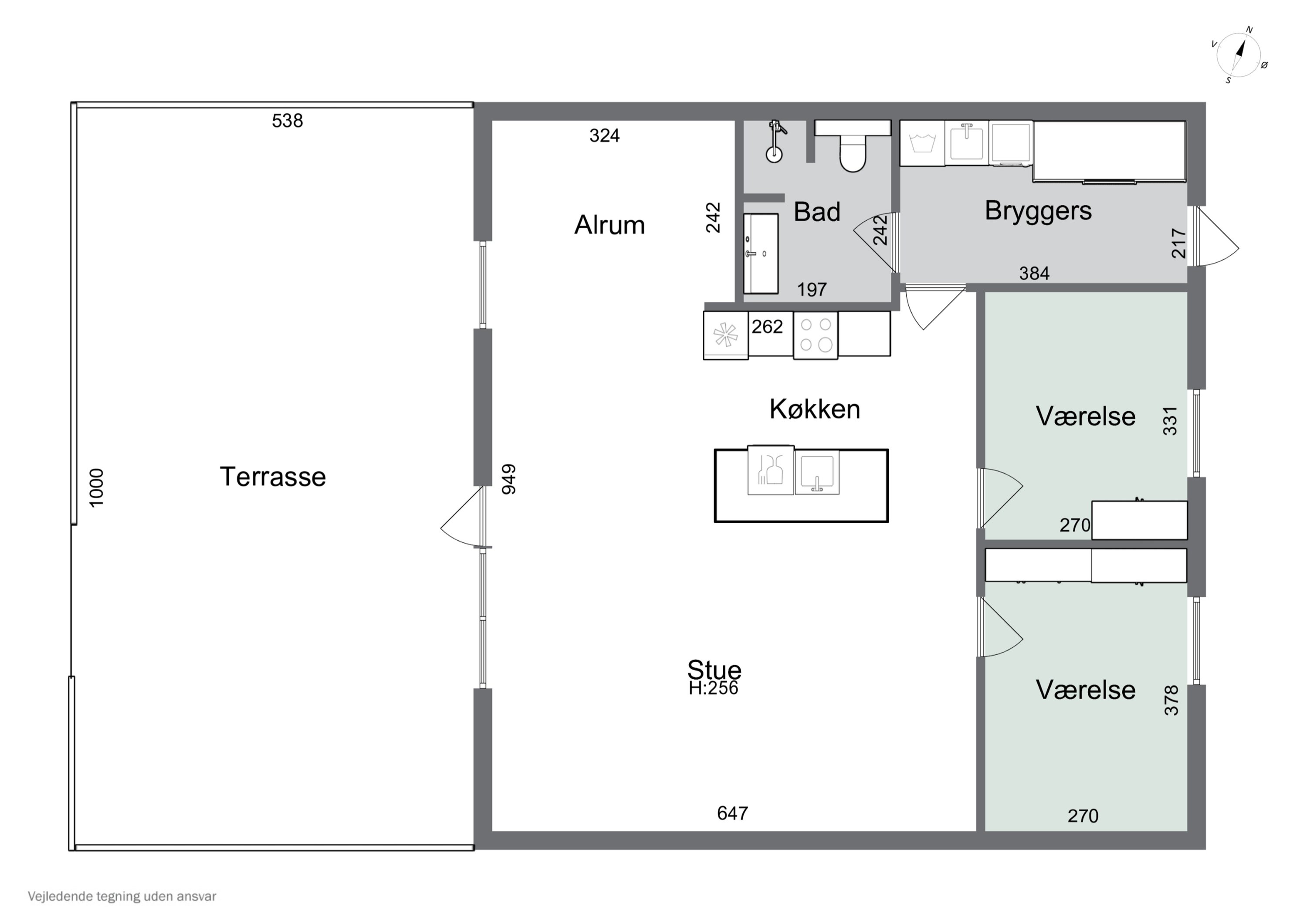 Plantegninger billede af Lysningen 4, Skovsø, 4200 Slagelse