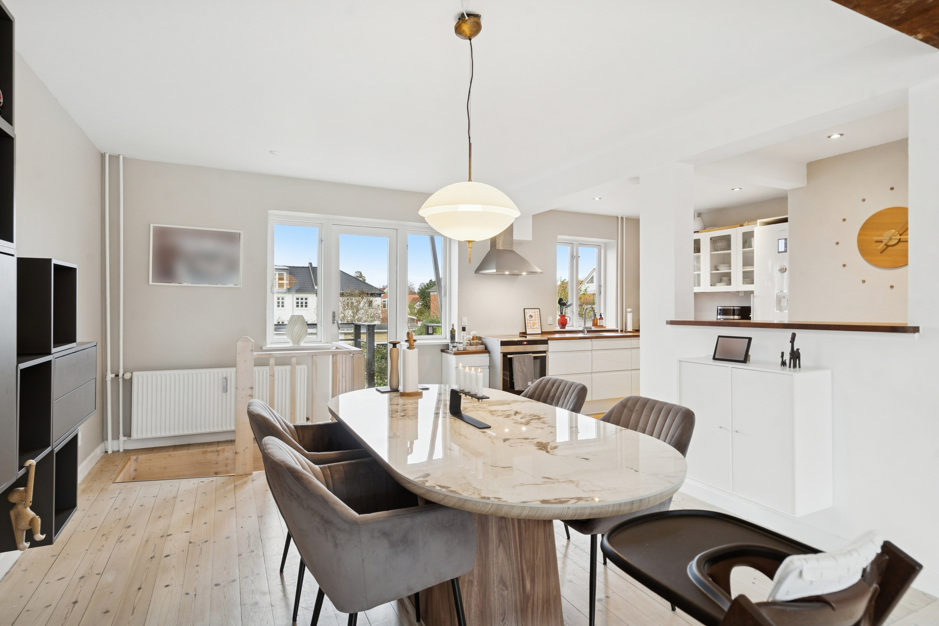 Fremhævet spisestue billede i fuldskærmstilstand. Billede af Baumgartensvej 35, st.., 5000 Odense C