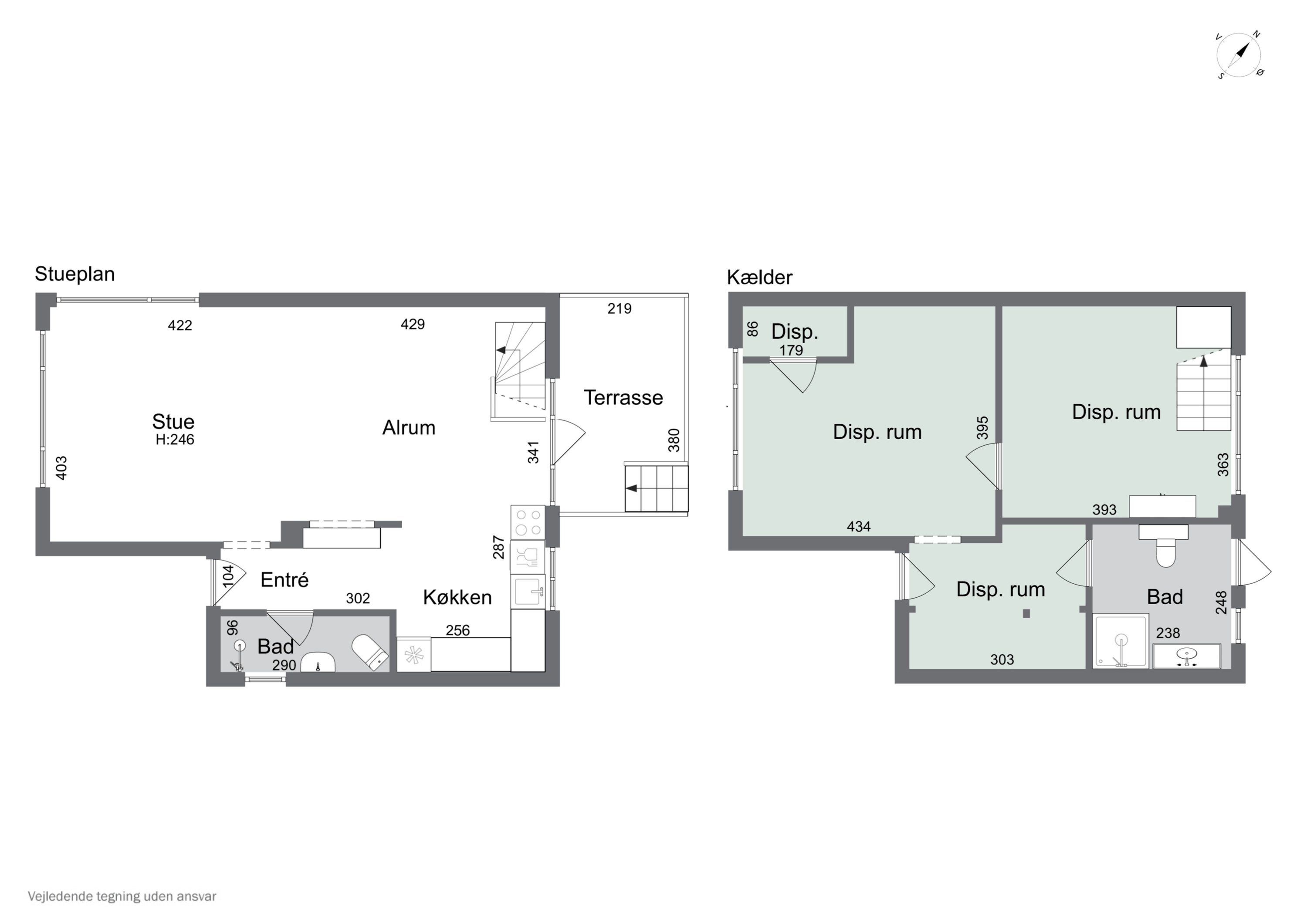 Plantegninger billede af Baumgartensvej 35, st.., 5000 Odense C