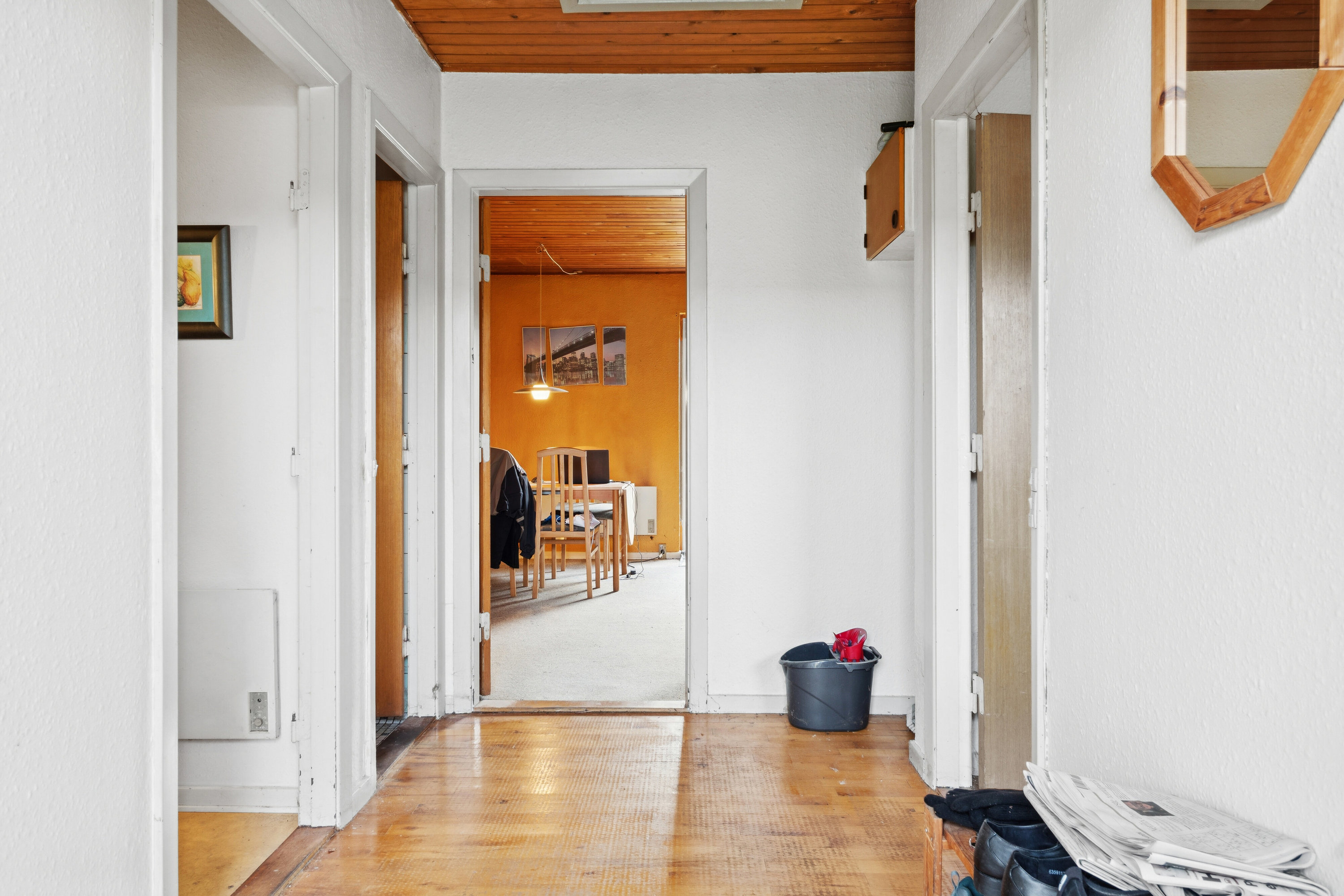 Fremhævet gang billede i fuldskærmstilstand. Billede af Brombærtoften 4D, 7430 Ikast