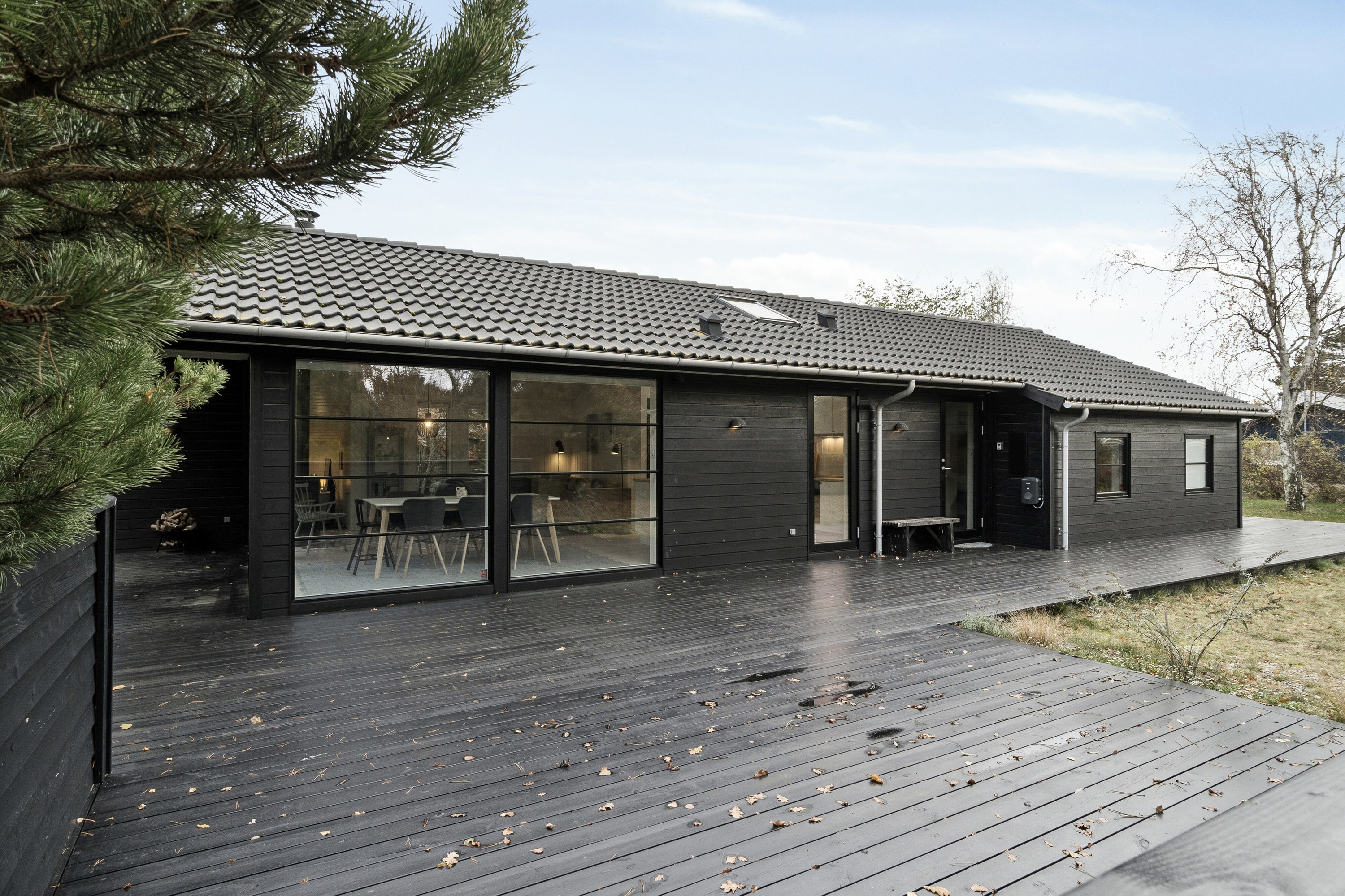 Fremhævet terrasse billede i fuldskærmstilstand. Billede af Falkevej 21, Gudmindrup Lyng, 4573 Højby