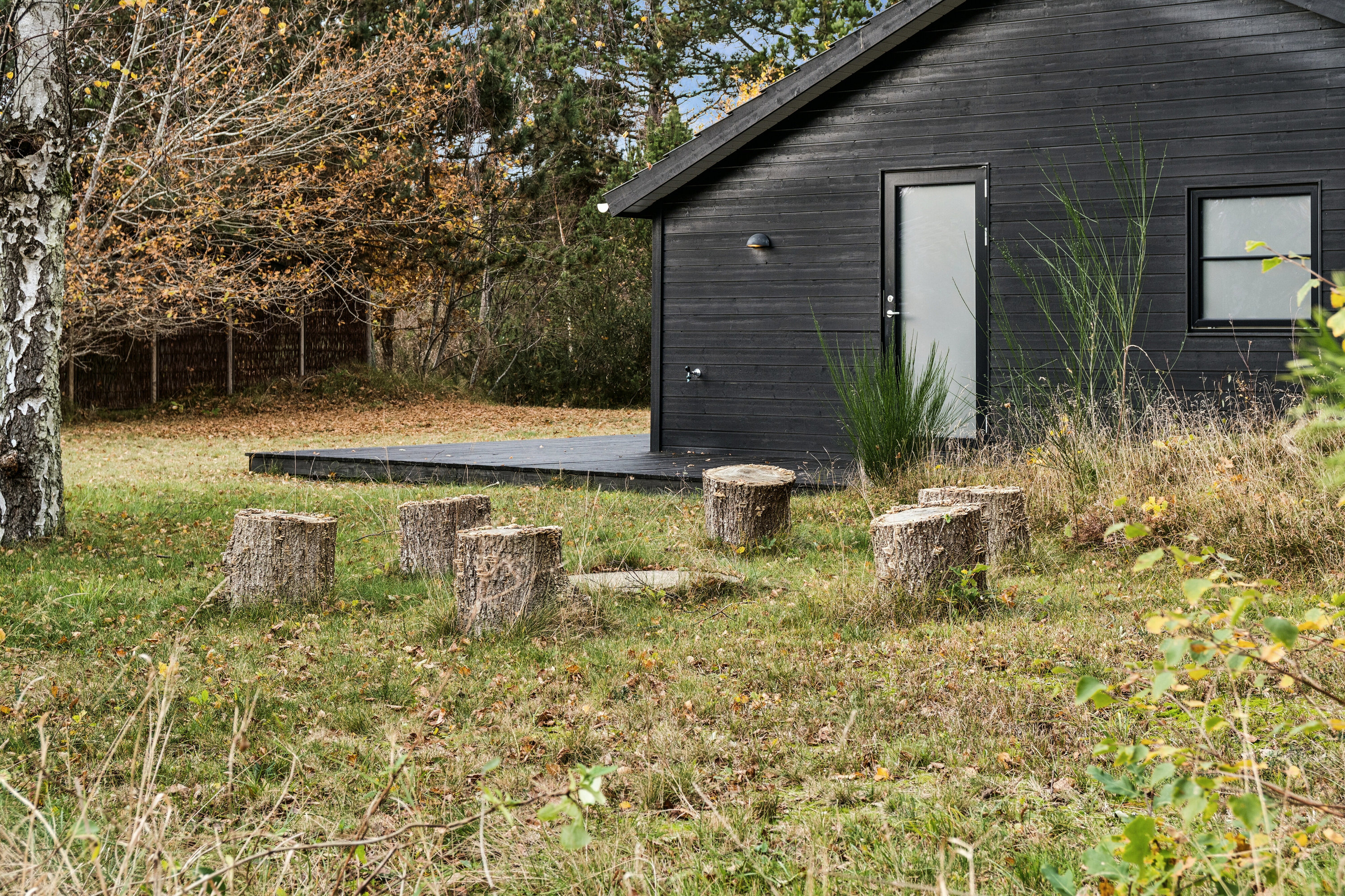 Fremhævet set fra haven billede i fuldskærmstilstand. Billede af Falkevej 21, Gudmindrup Lyng, 4573 Højby