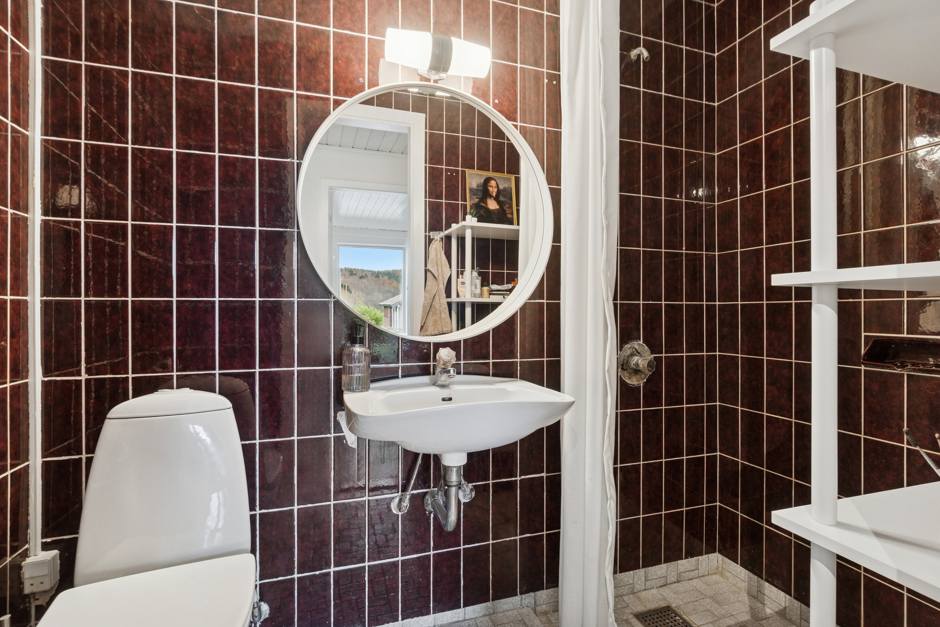 Fremhævet badeværelse billede i fuldskærmstilstand. Billede af Buen 7, Bjerre, 8783 Hornsyld