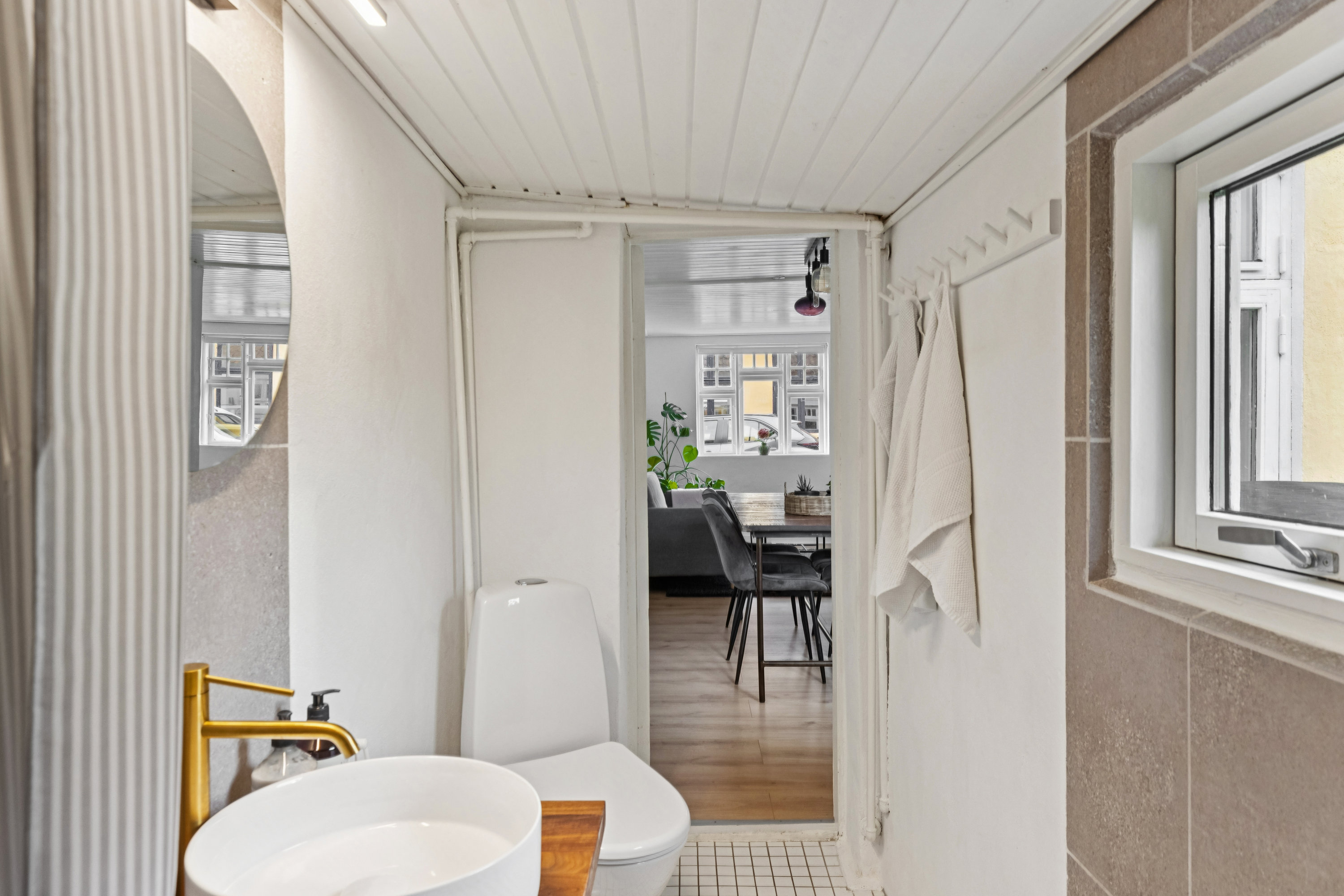 Fremhævet badeværelse billede i fuldskærmstilstand. Billede af Hundegade 18, 6760 Ribe