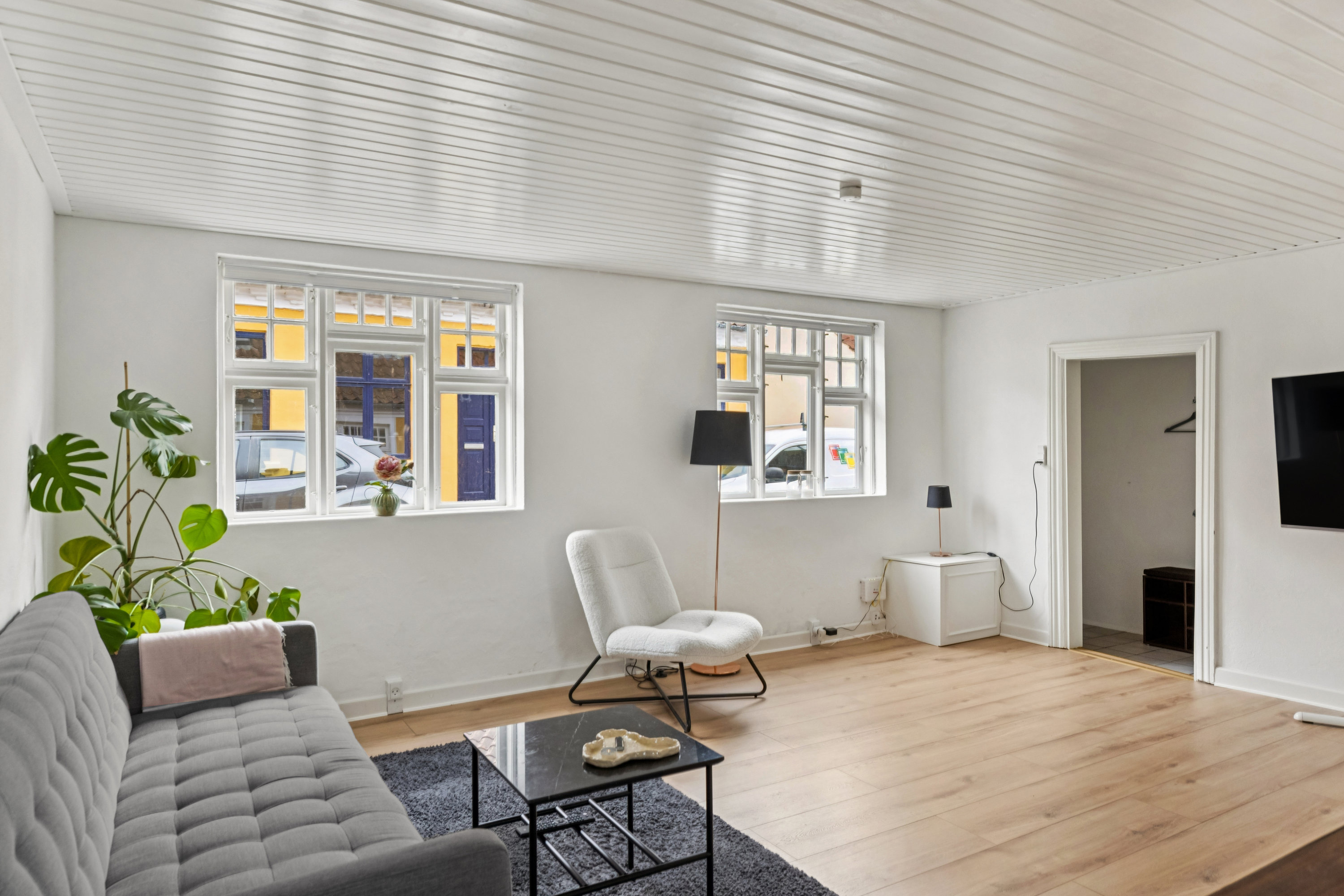 Fremhævet stue billede i fuldskærmstilstand. Billede af Hundegade 18, 6760 Ribe