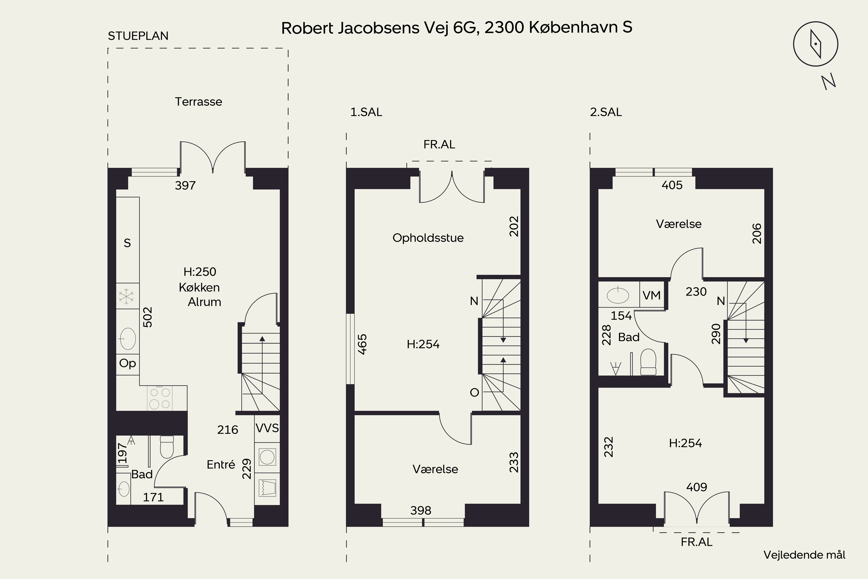 Plantegninger billede af Robert Jacobsens Vej 6G, 2300 København S