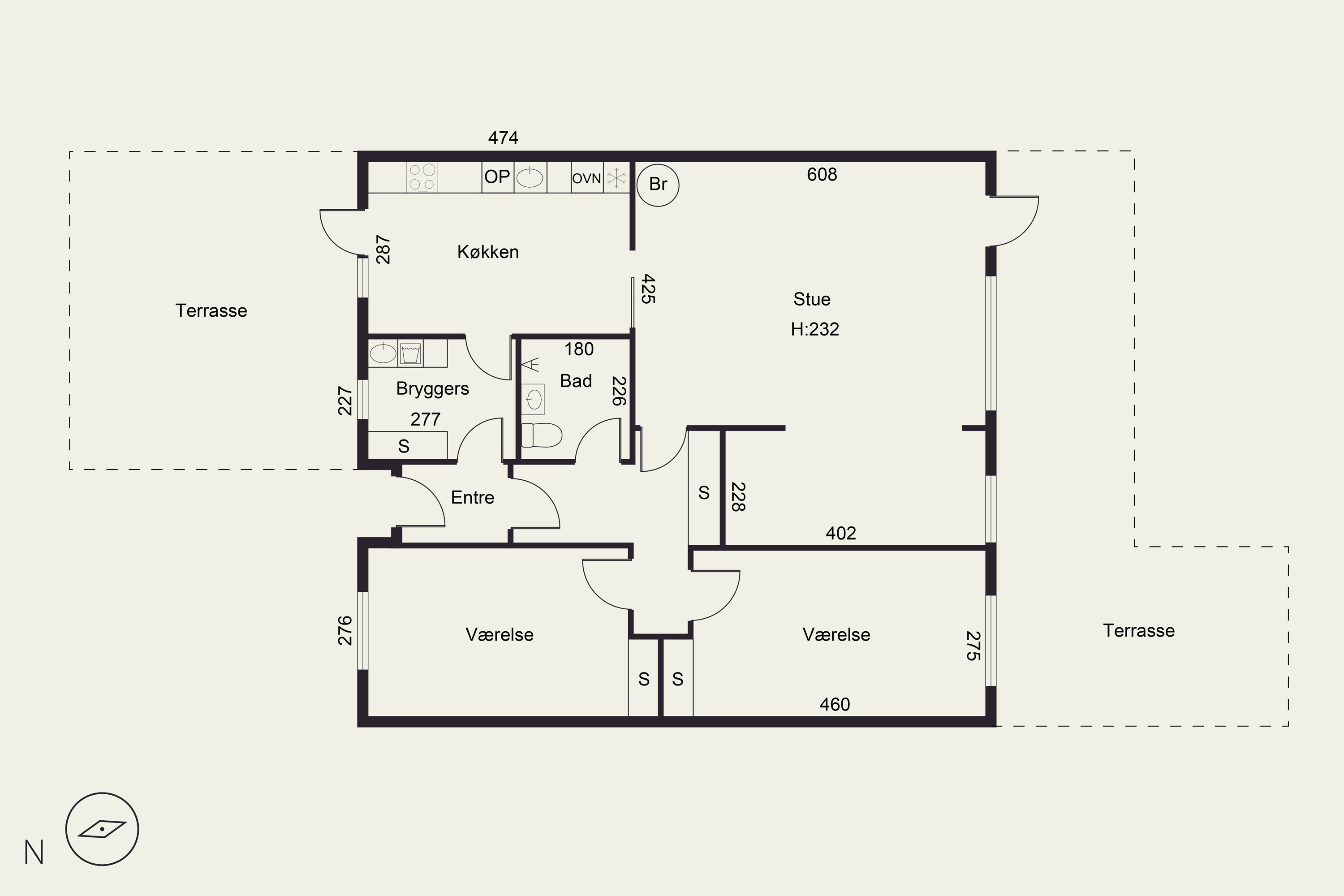 Plantegninger billede af Johannes Ewalds Vej 108, 8230 Åbyhøj