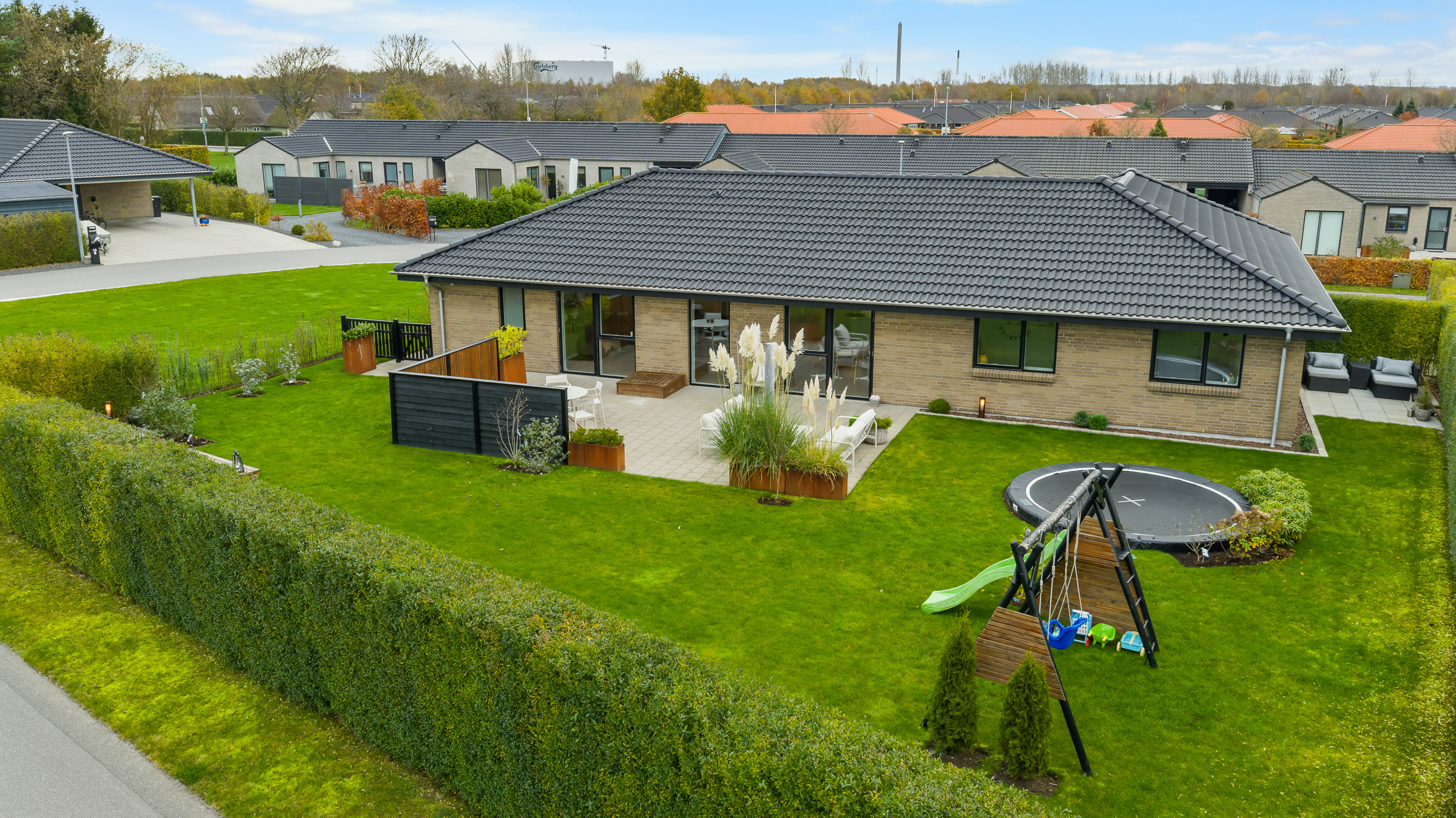 Miniaturebillede 1: facade. Billede af Puggårdskrogen 3, 7000 Fredericia