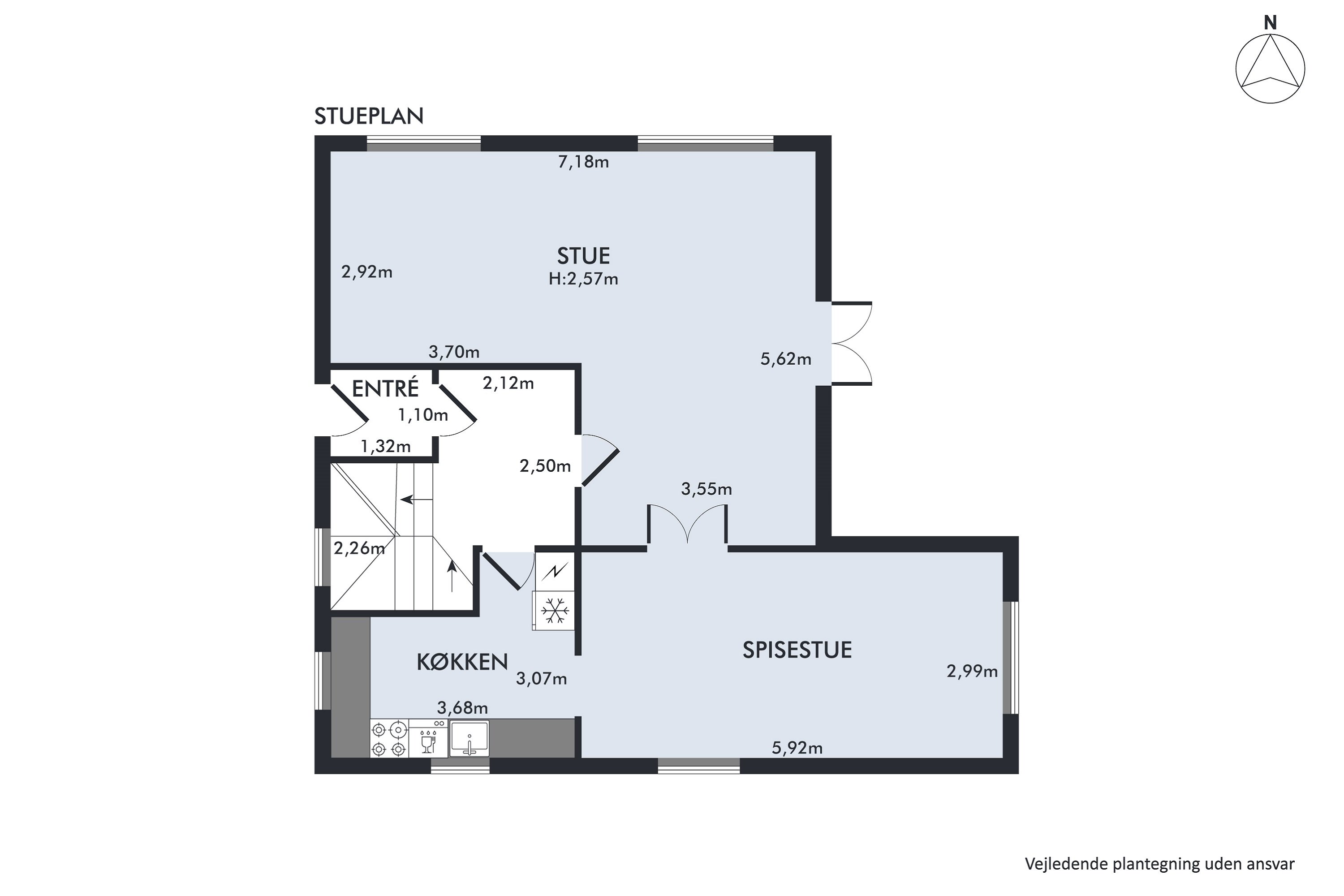 Plantegninger billede af Englodden 12, 2500 Valby