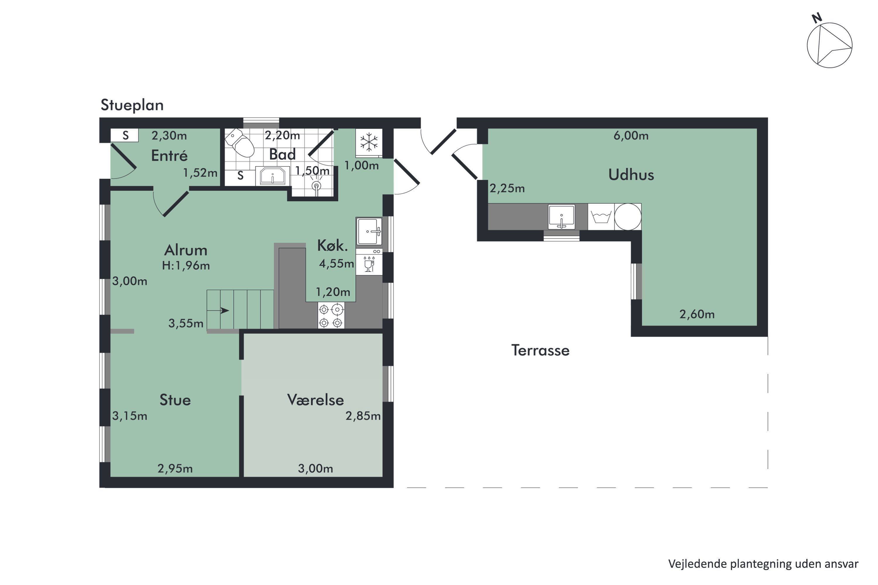 Plantegninger billede af Søndergade 31, 9240 Nibe