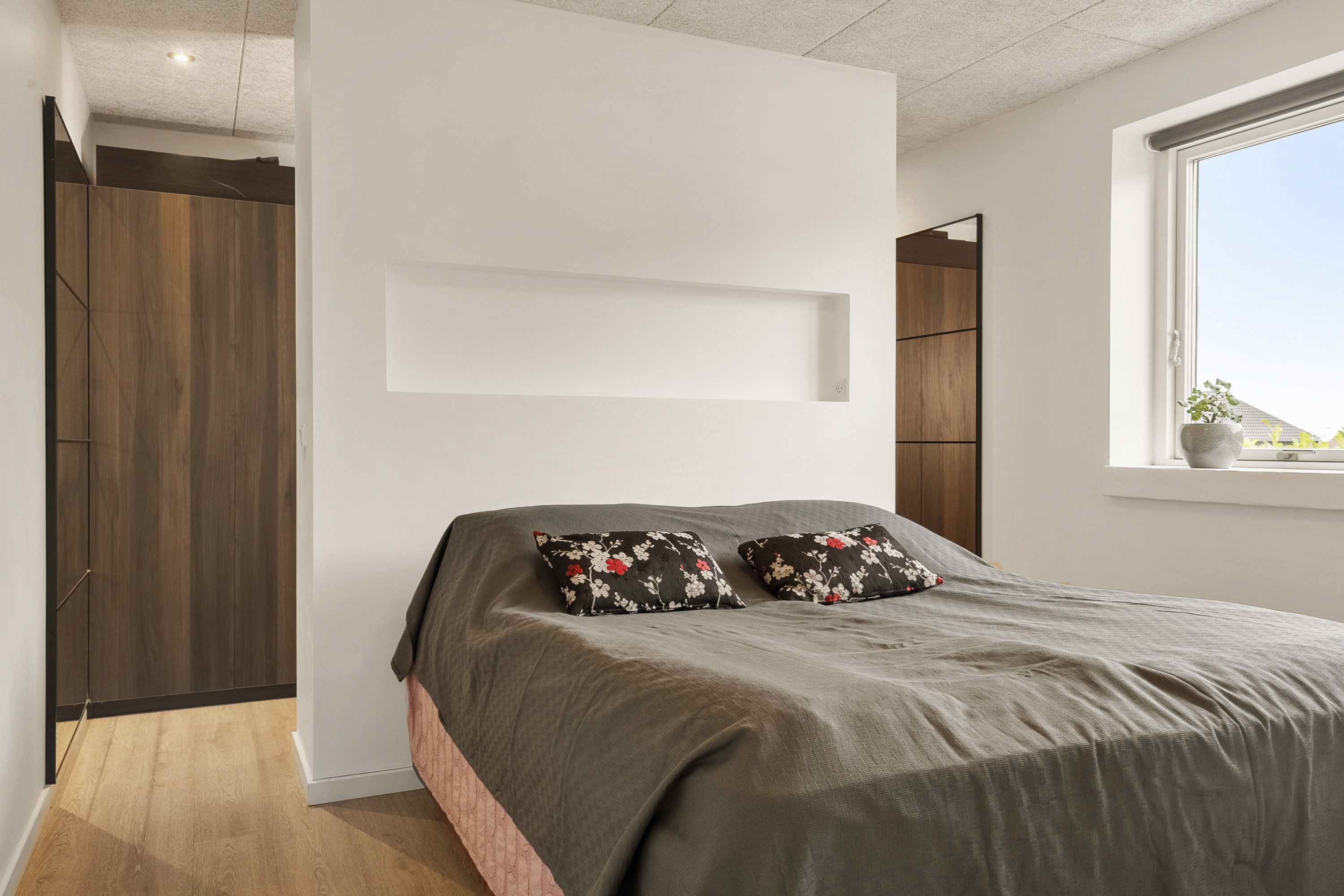 Fremhævet soveværelse billede i fuldskærmstilstand. Billede af Følfoden 6, Egebjerg, 8700 Horsens