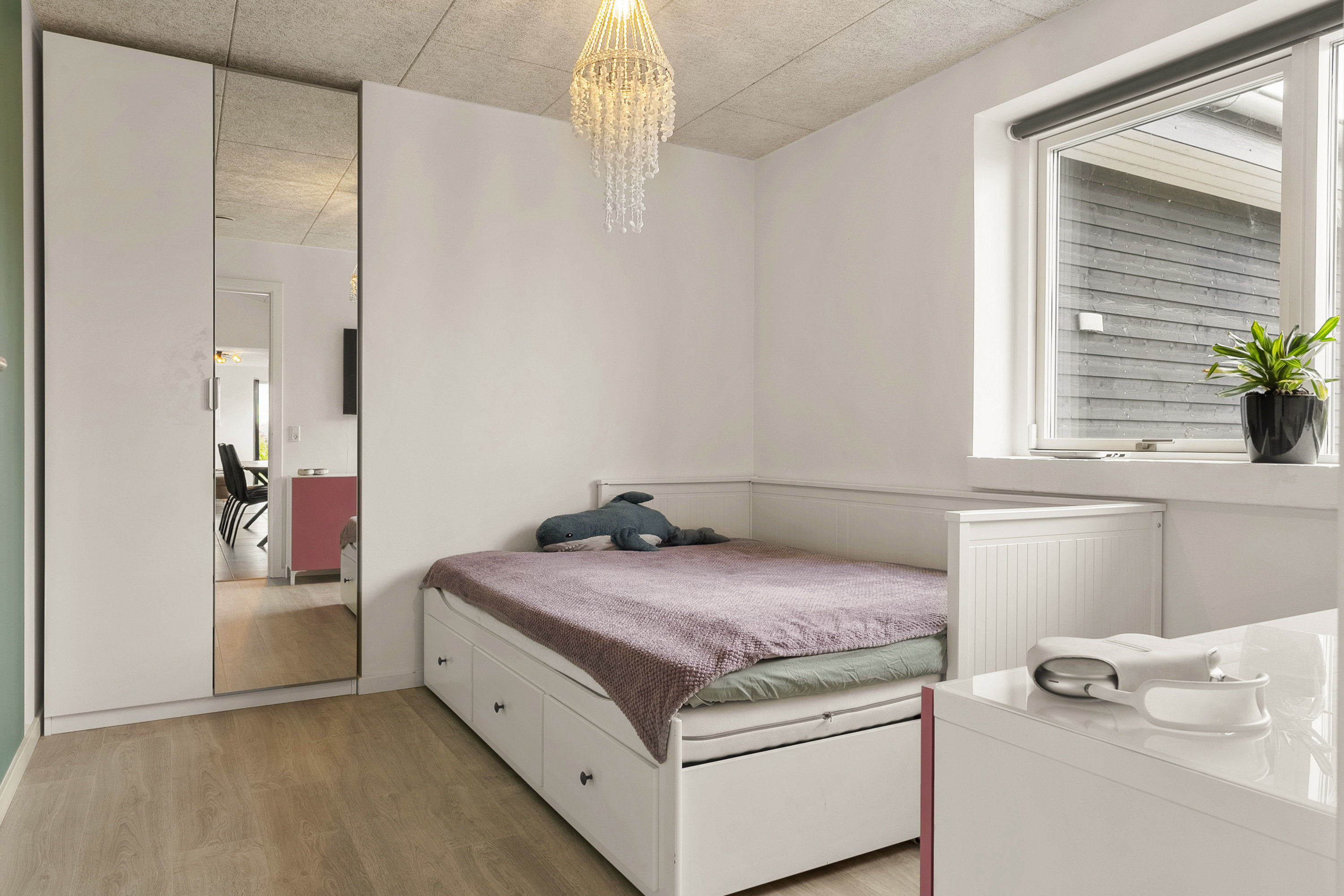 Fremhævet soveværelse billede i fuldskærmstilstand. Billede af Følfoden 6, Egebjerg, 8700 Horsens