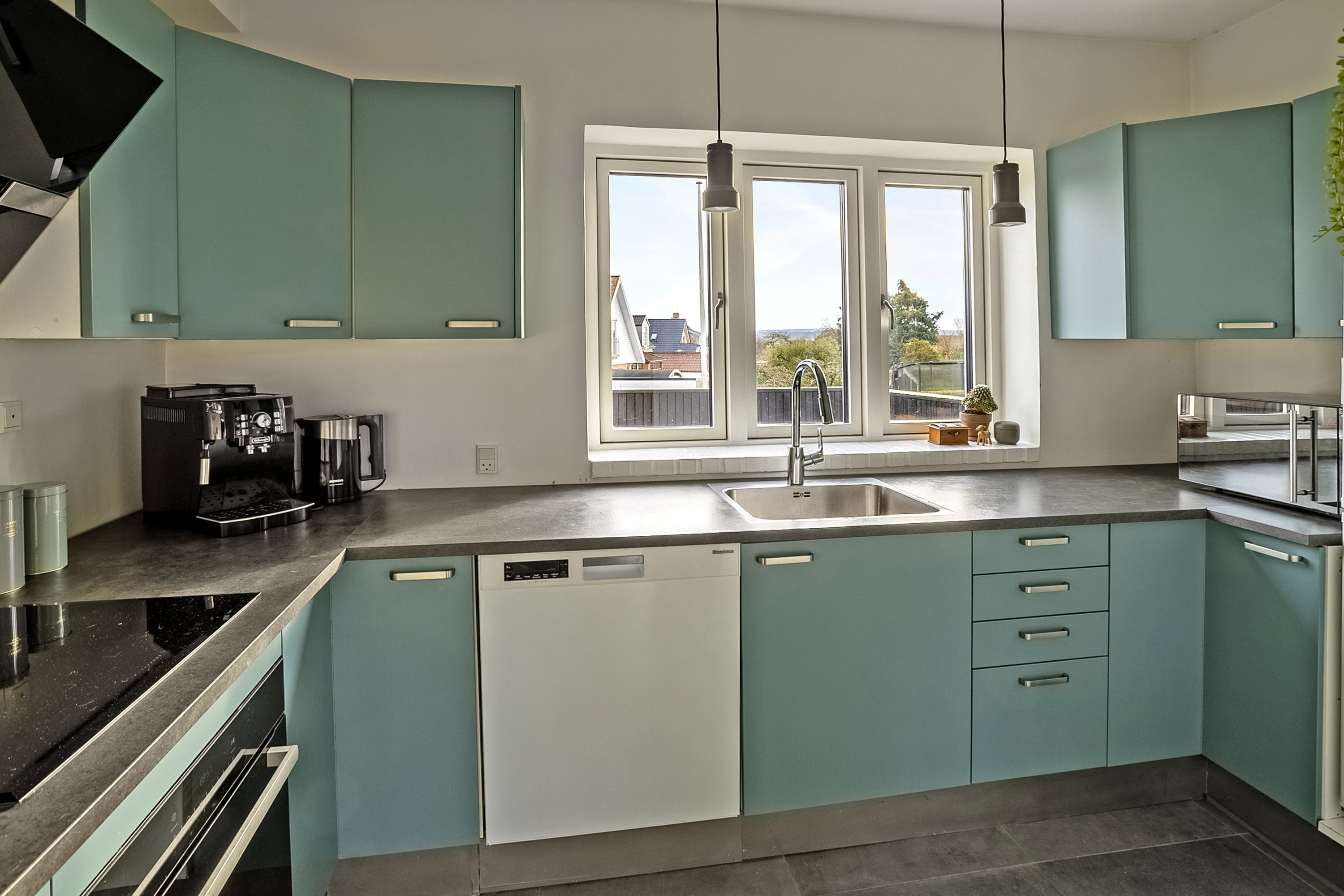 Fremhævet køkken billede i fuldskærmstilstand. Billede af Sundvej 46, 8700 Horsens