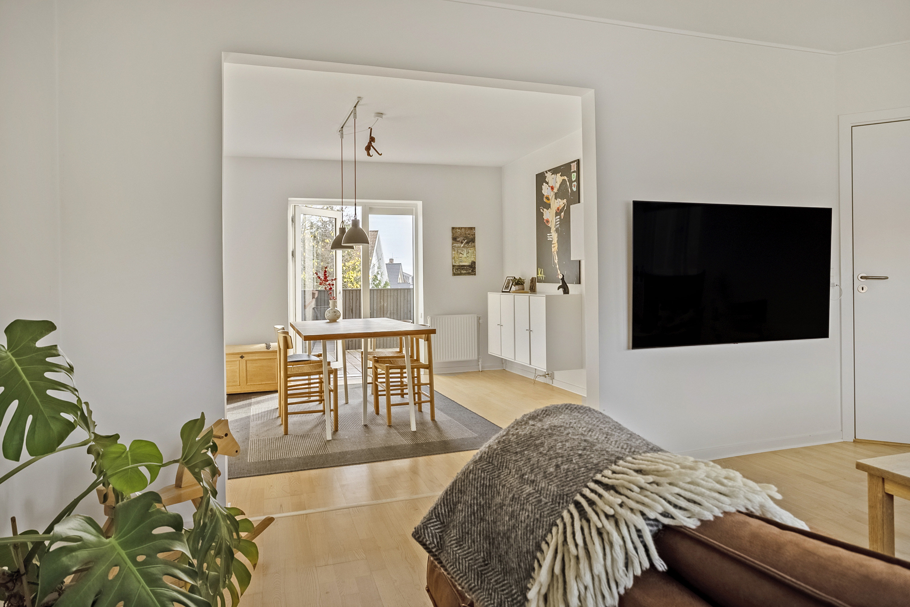 Fremhævet stue billede i fuldskærmstilstand. Billede af Sundvej 46, 8700 Horsens