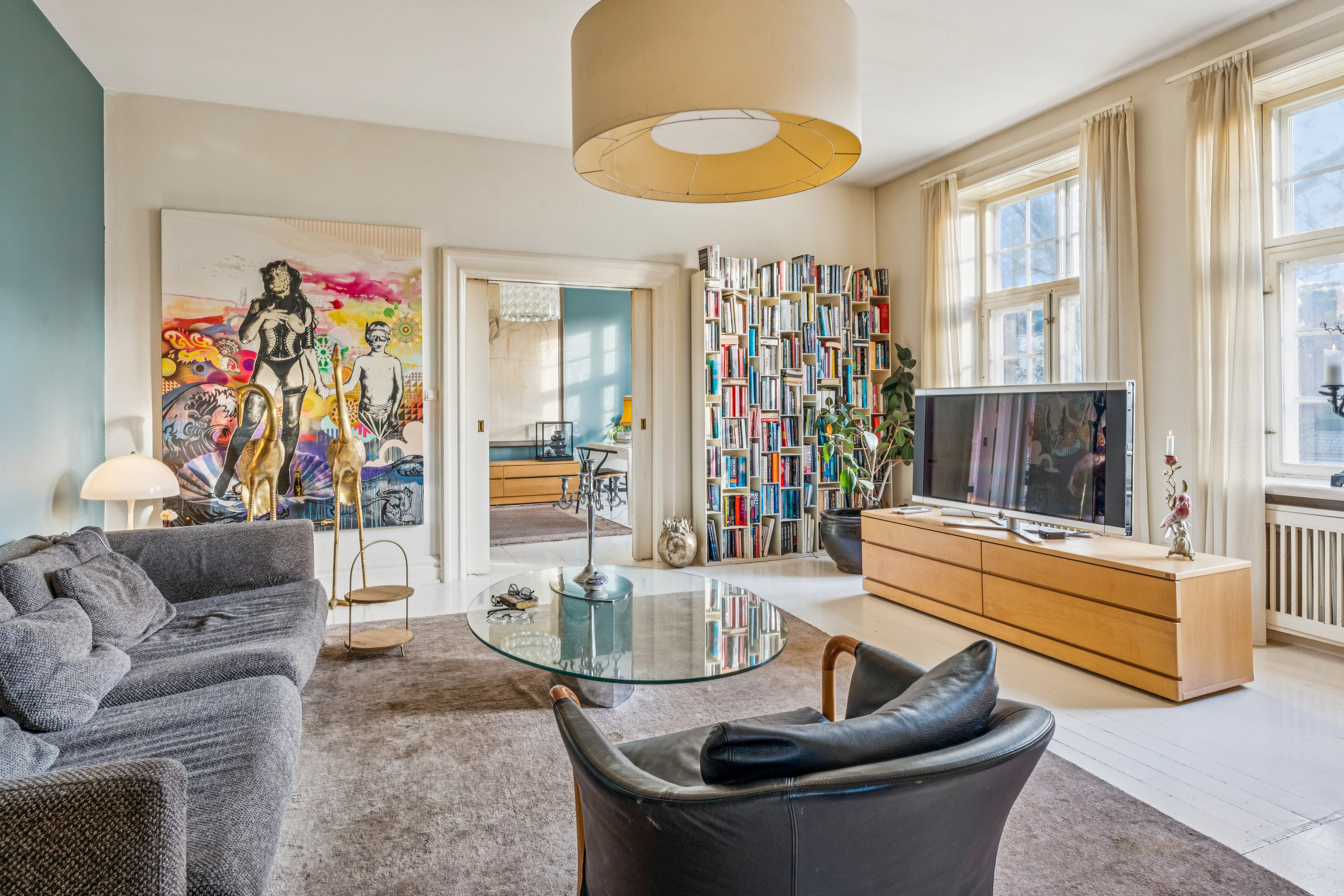 Fremhævet stue billede i fuldskærmstilstand. Billede af Hasserisvej 108, 9000 Aalborg