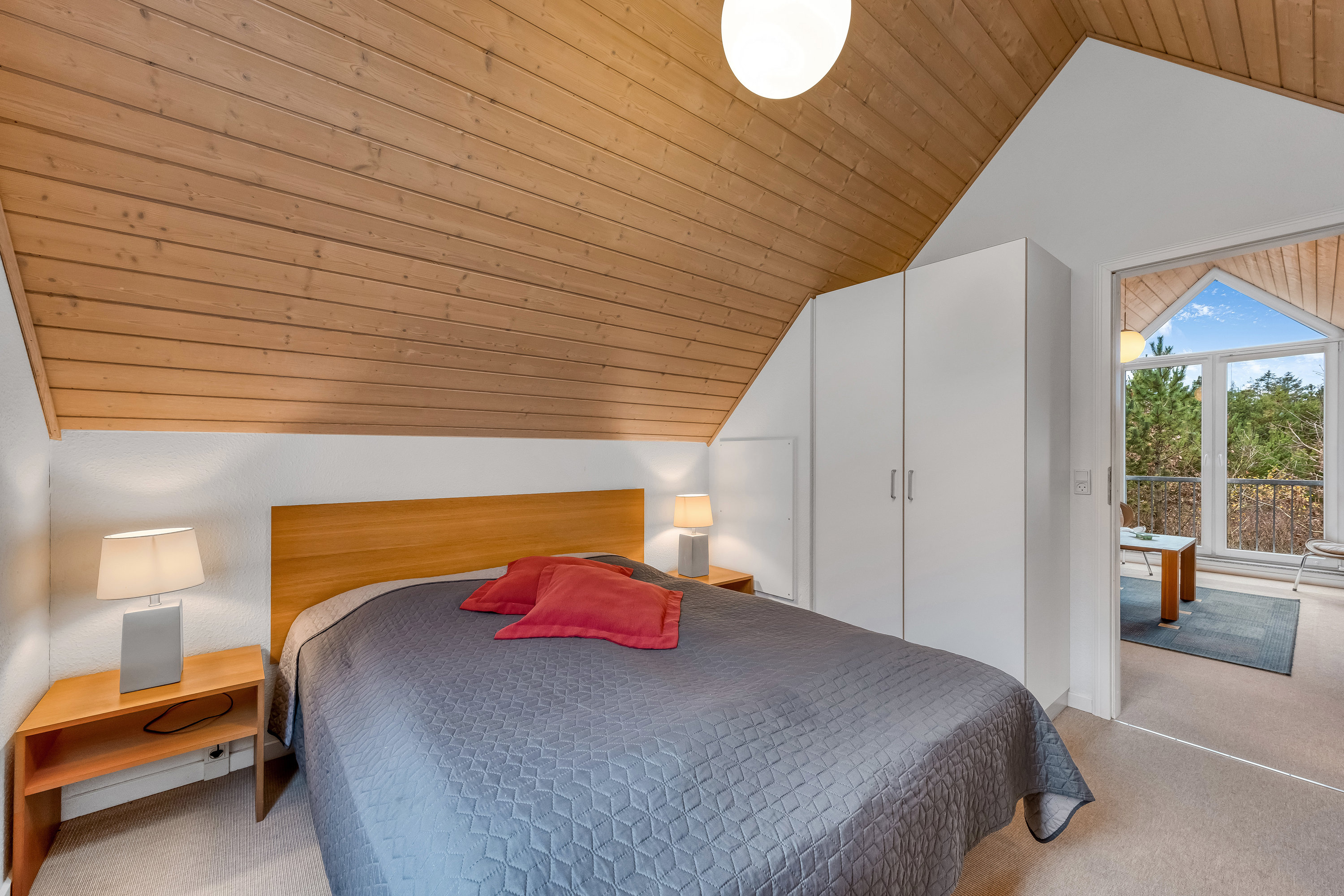 Fremhævet soveværelse billede i fuldskærmstilstand. Billede af Lønne Feriepark 152D, Lønne, 6830 Nørre Nebel