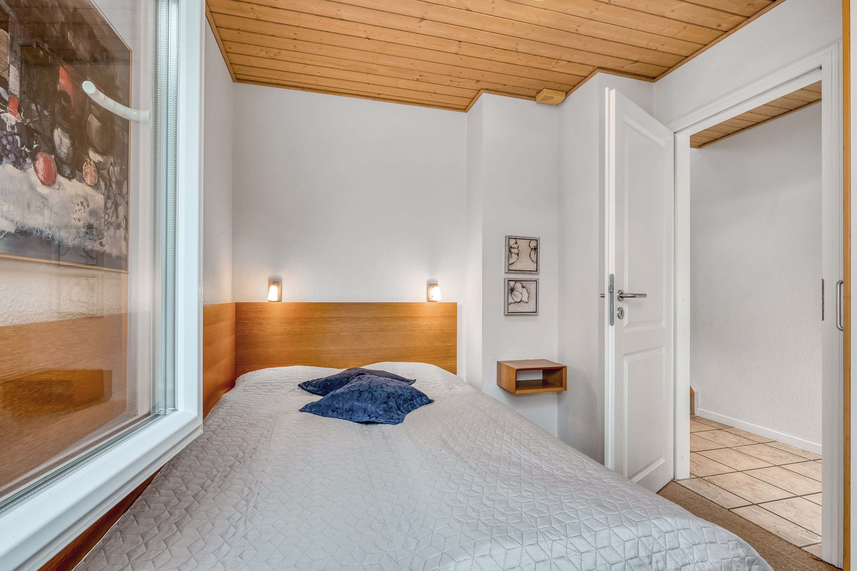 Fremhævet soveværelse billede i fuldskærmstilstand. Billede af Lønne Feriepark 152D, Lønne, 6830 Nørre Nebel