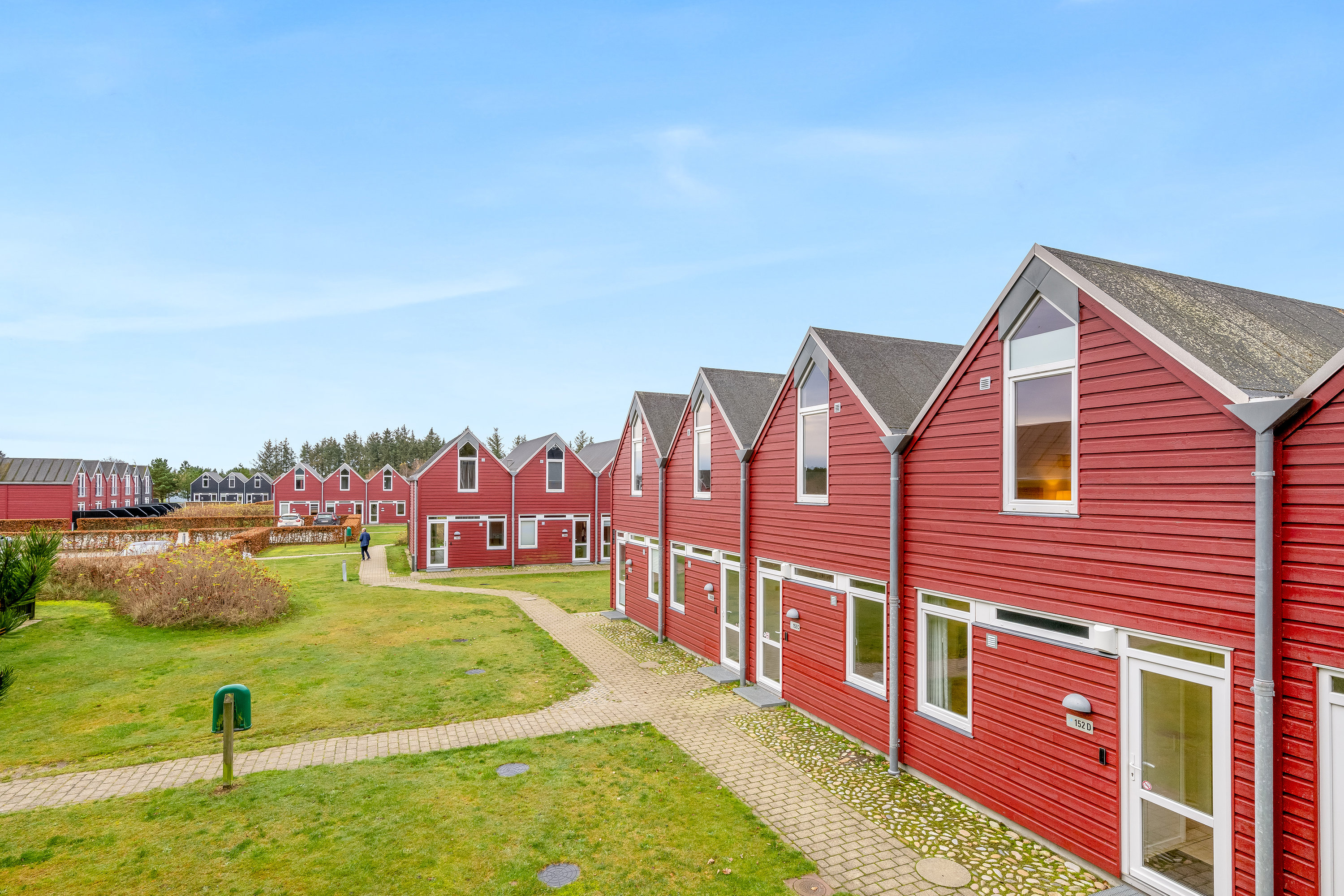 Miniaturebillede 2: luftfoto. Billede af Lønne Feriepark 152D, Lønne, 6830 Nørre Nebel