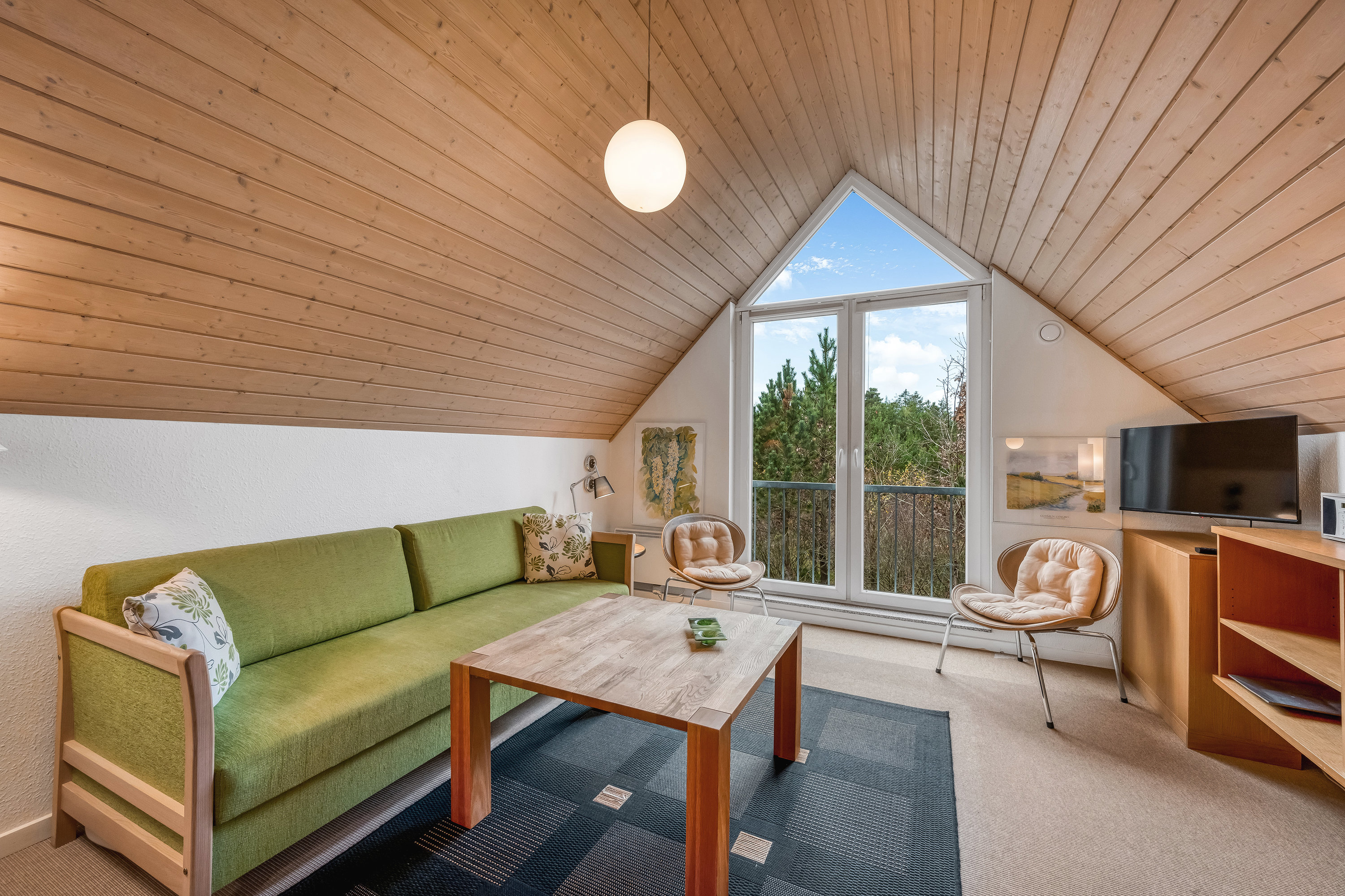 Fremhævet stue billede i fuldskærmstilstand. Billede af Lønne Feriepark 152D, Lønne, 6830 Nørre Nebel