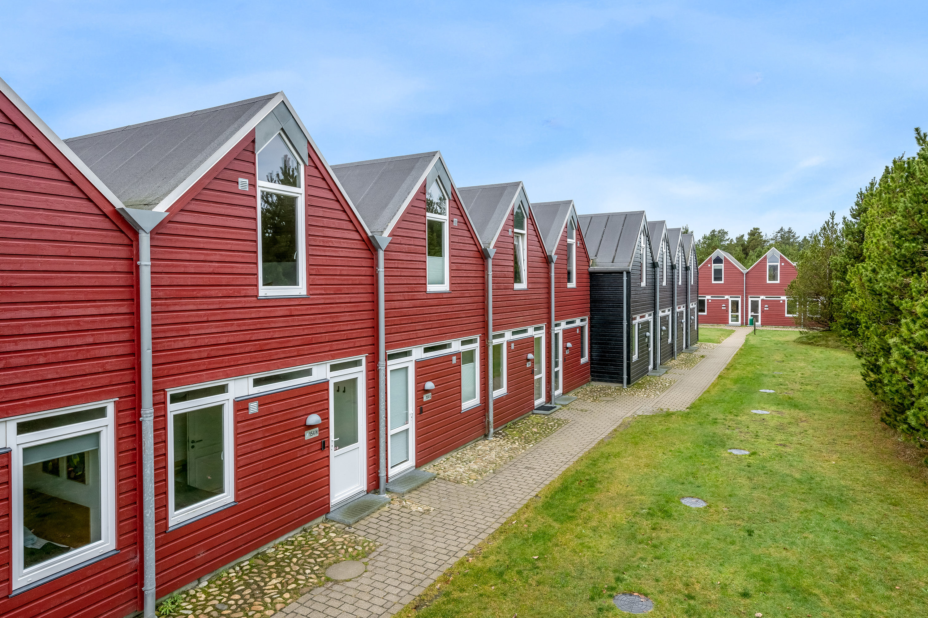 Fritidshus: Gårdmiljø på Lønne Feriepark 154H, Lønne, 6830 Nørre Nebel