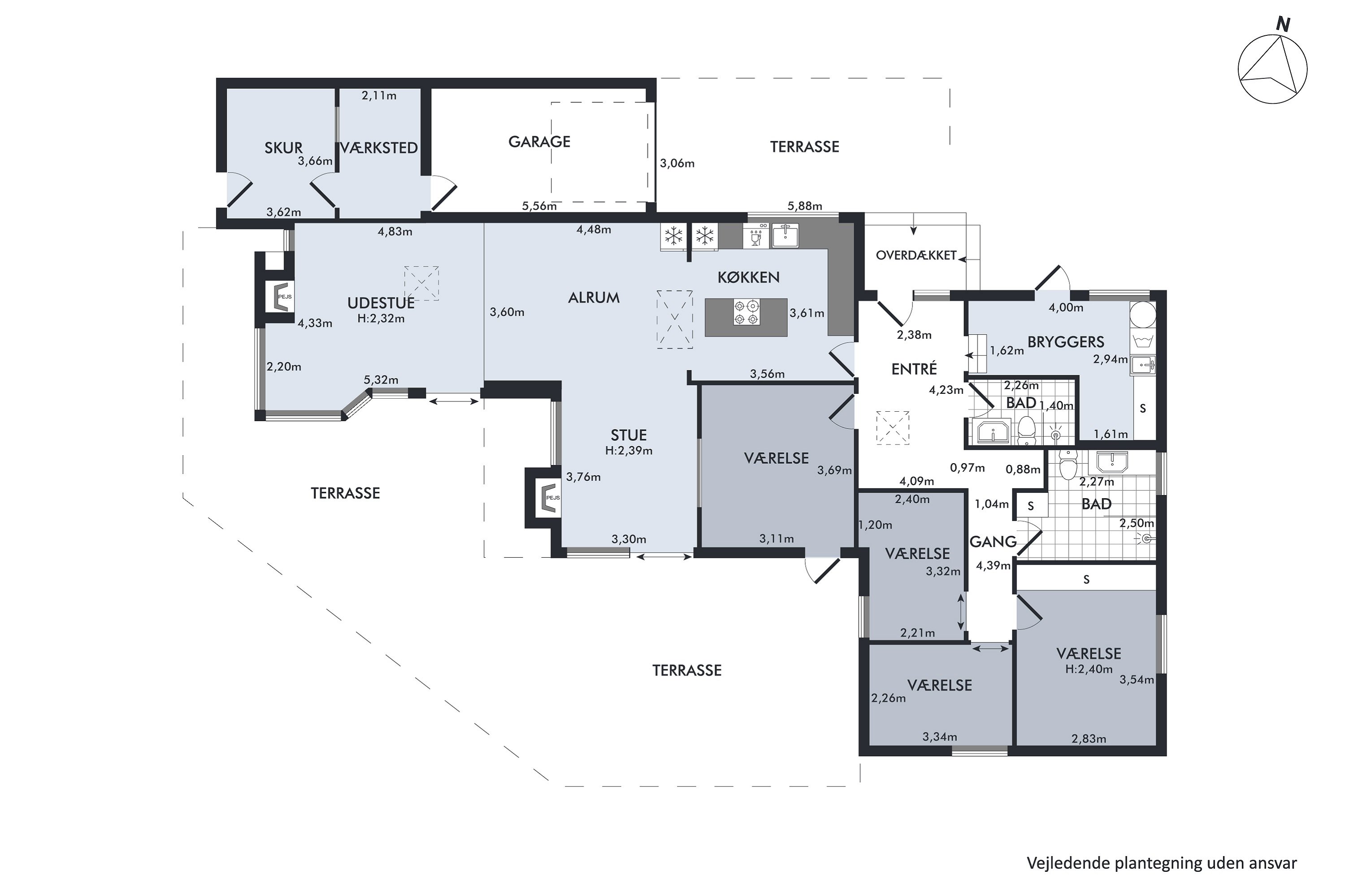 Plantegninger billede af Godsparken 28, 2670 Greve