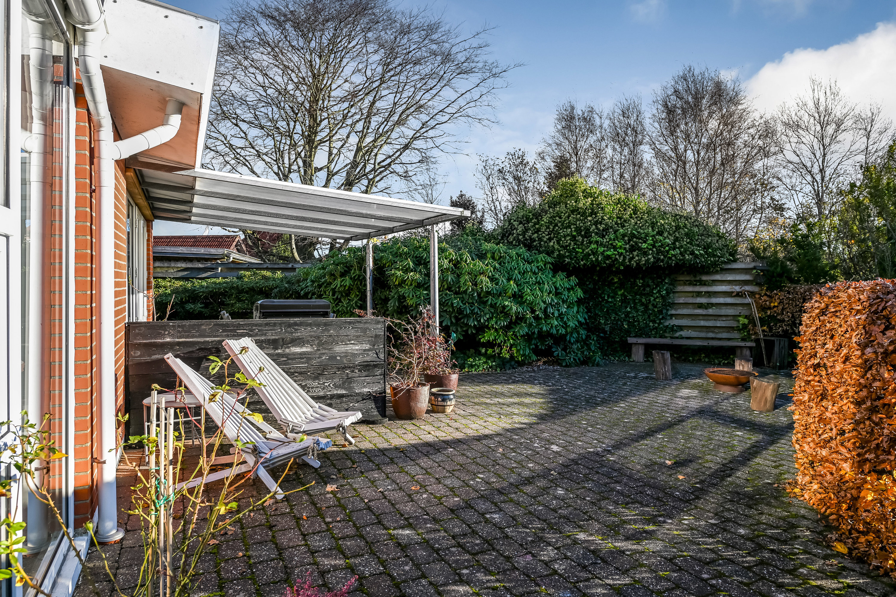 Fremhævet terrasse billede i fuldskærmstilstand. Billede af Strandvejen 15, 6840 Oksbøl