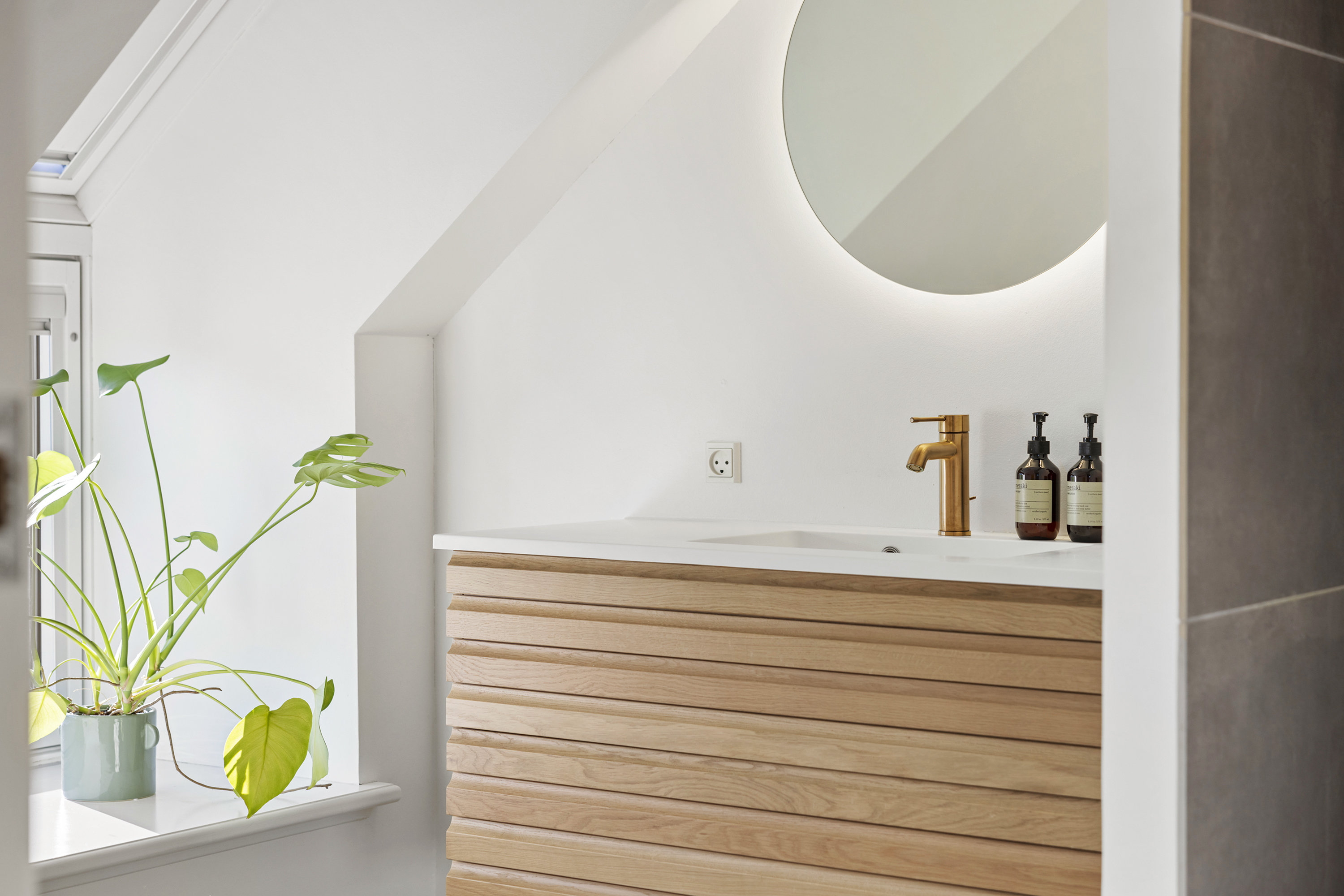 Fremhævet badeværelse billede i fuldskærmstilstand. Billede af Østeråsene 42, 9900 Frederikshavn