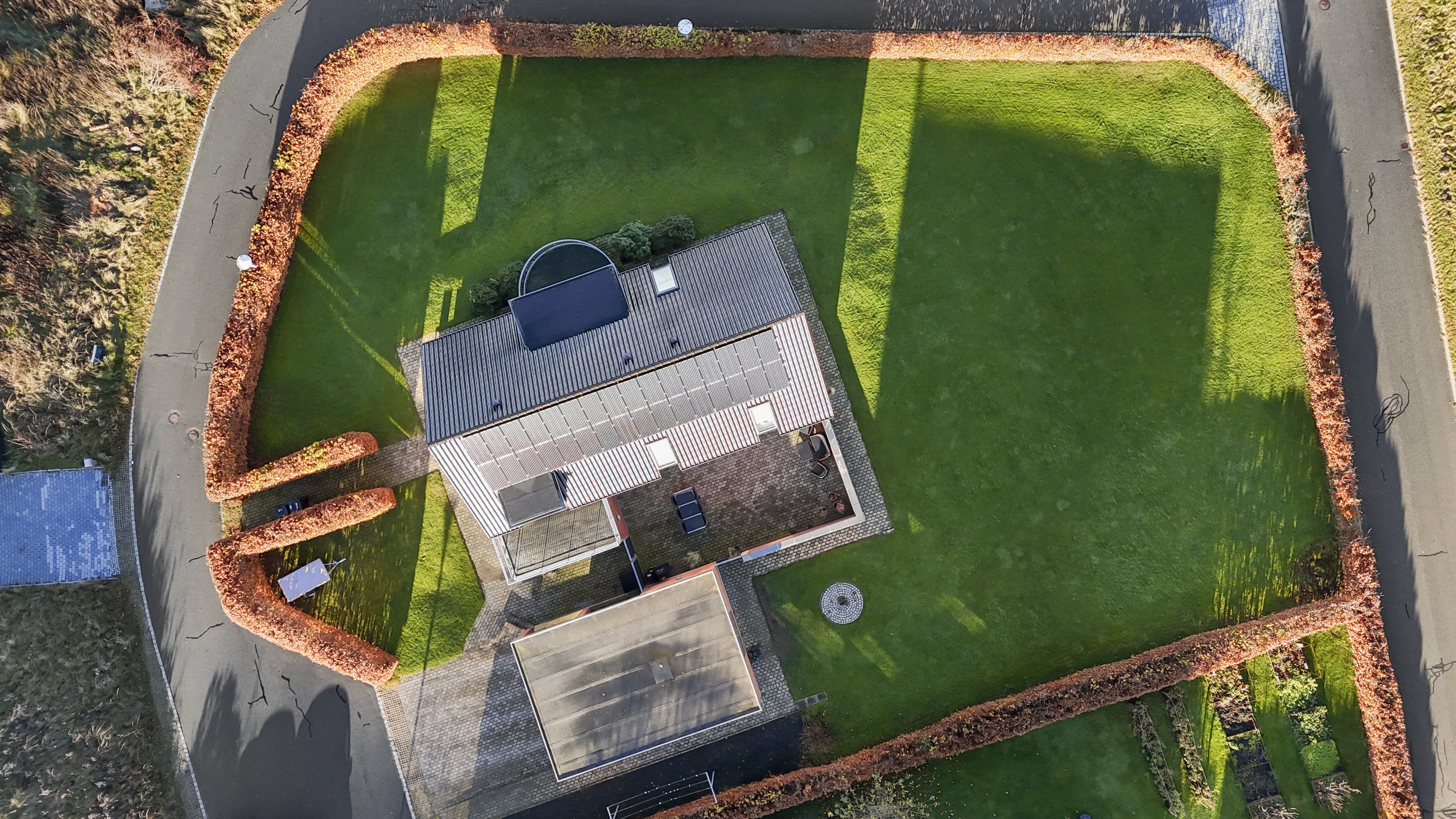 Fremhævet luftfoto billede i fuldskærmstilstand. Billede af Østeråsene 42, 9900 Frederikshavn