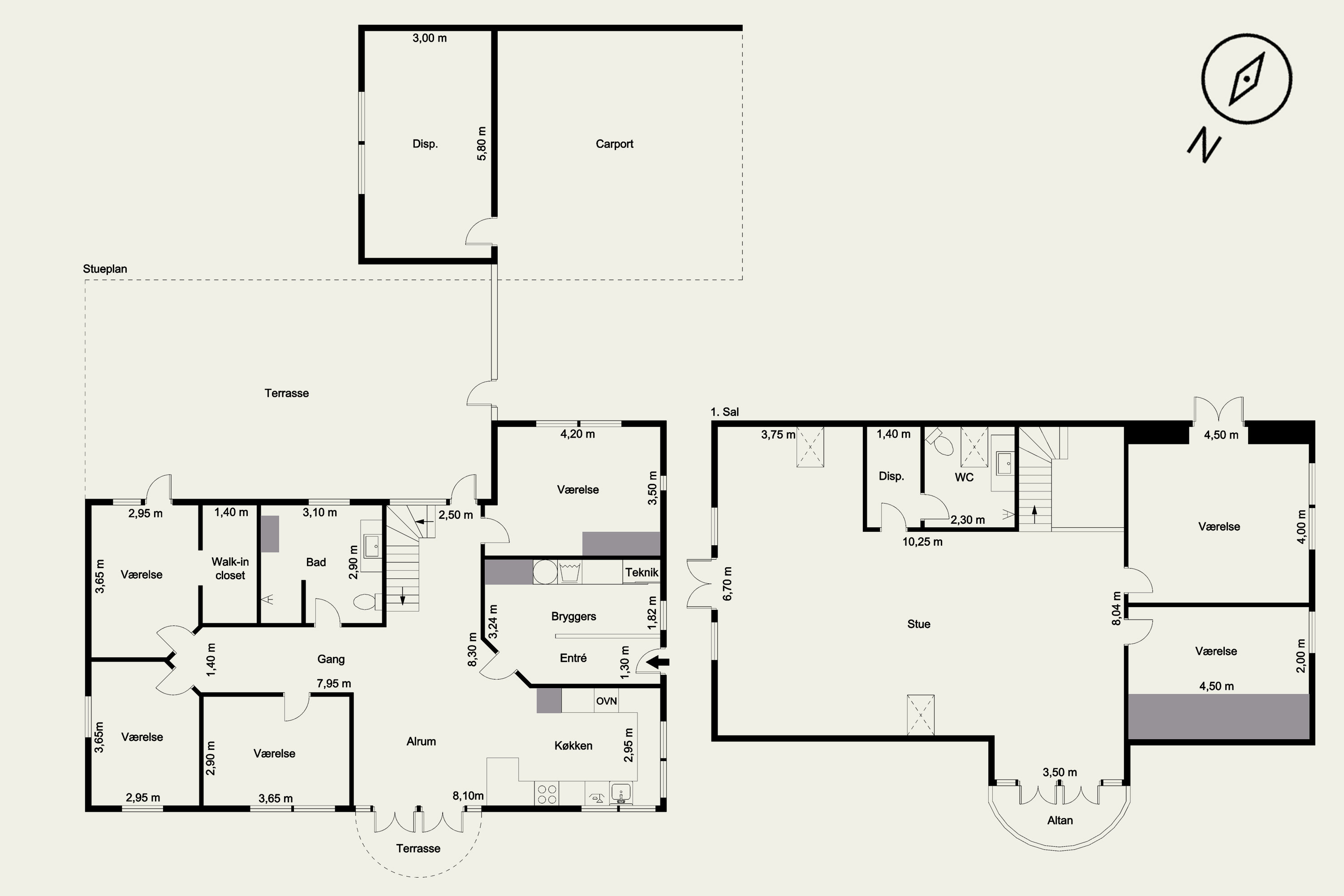 Plantegninger billede af Østeråsene 42, 9900 Frederikshavn