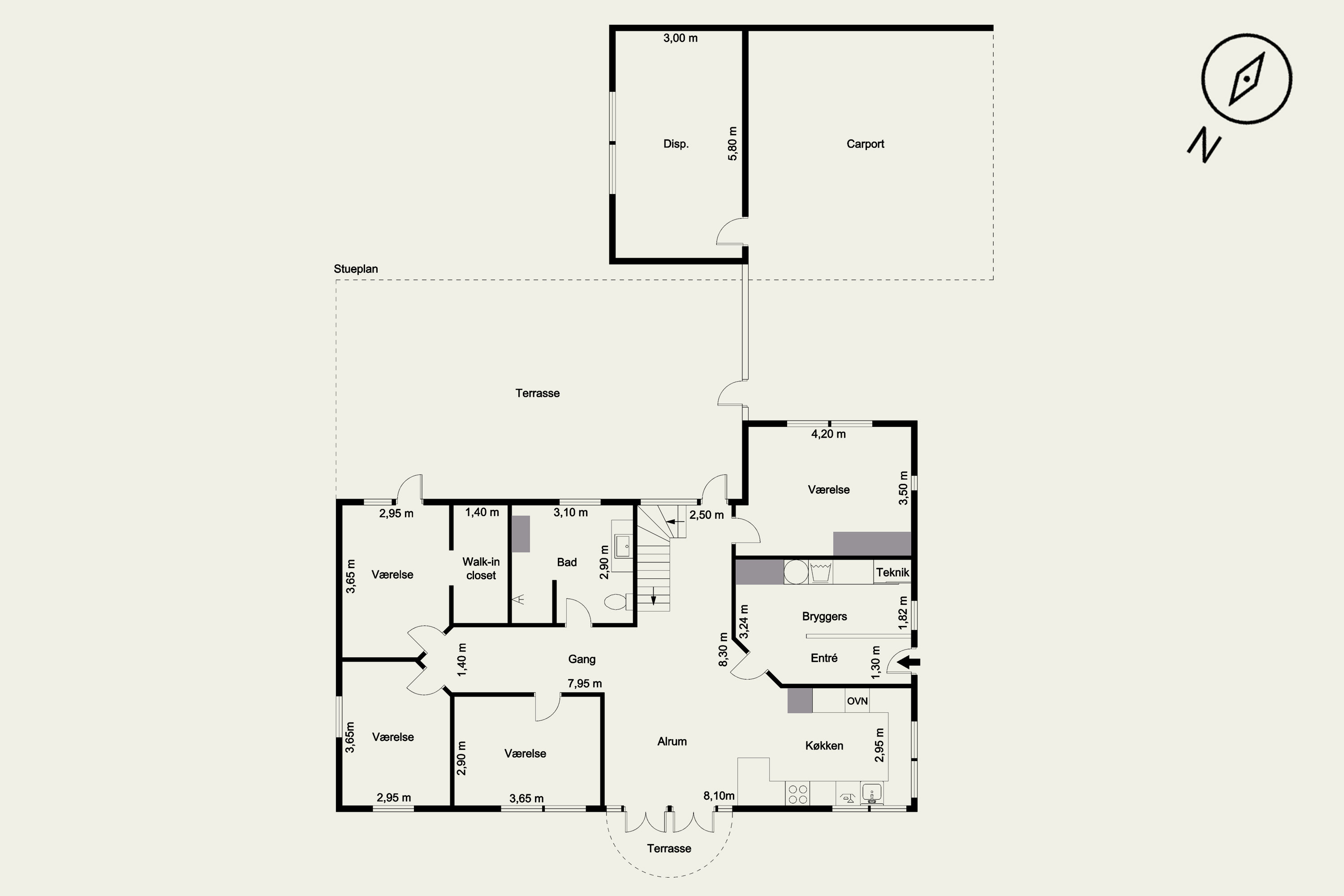 Plantegninger billede af Østeråsene 42, 9900 Frederikshavn
