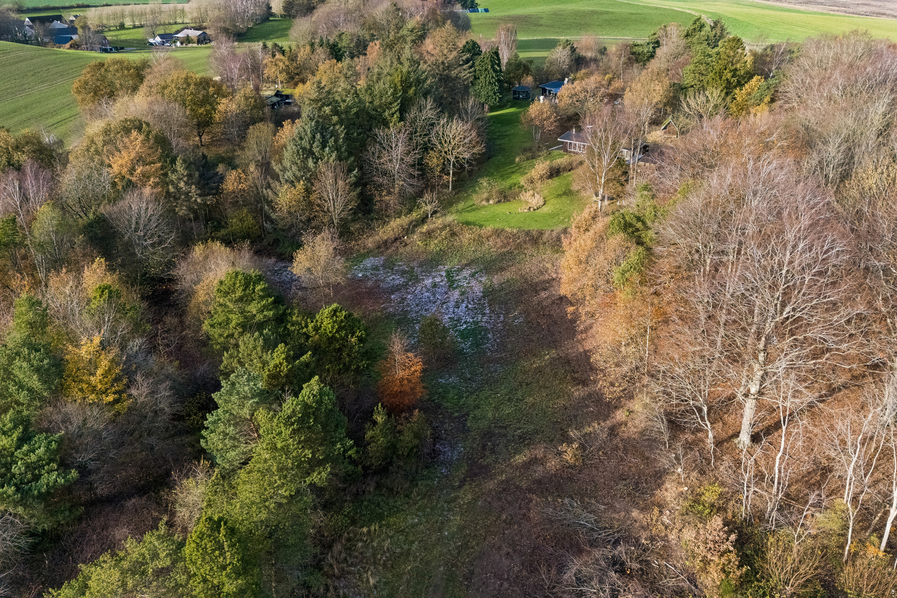 Fremhævet luftfoto billede i fuldskærmstilstand. Billede af Agavevej 32B, Begtrup Vig, 8420 Knebel