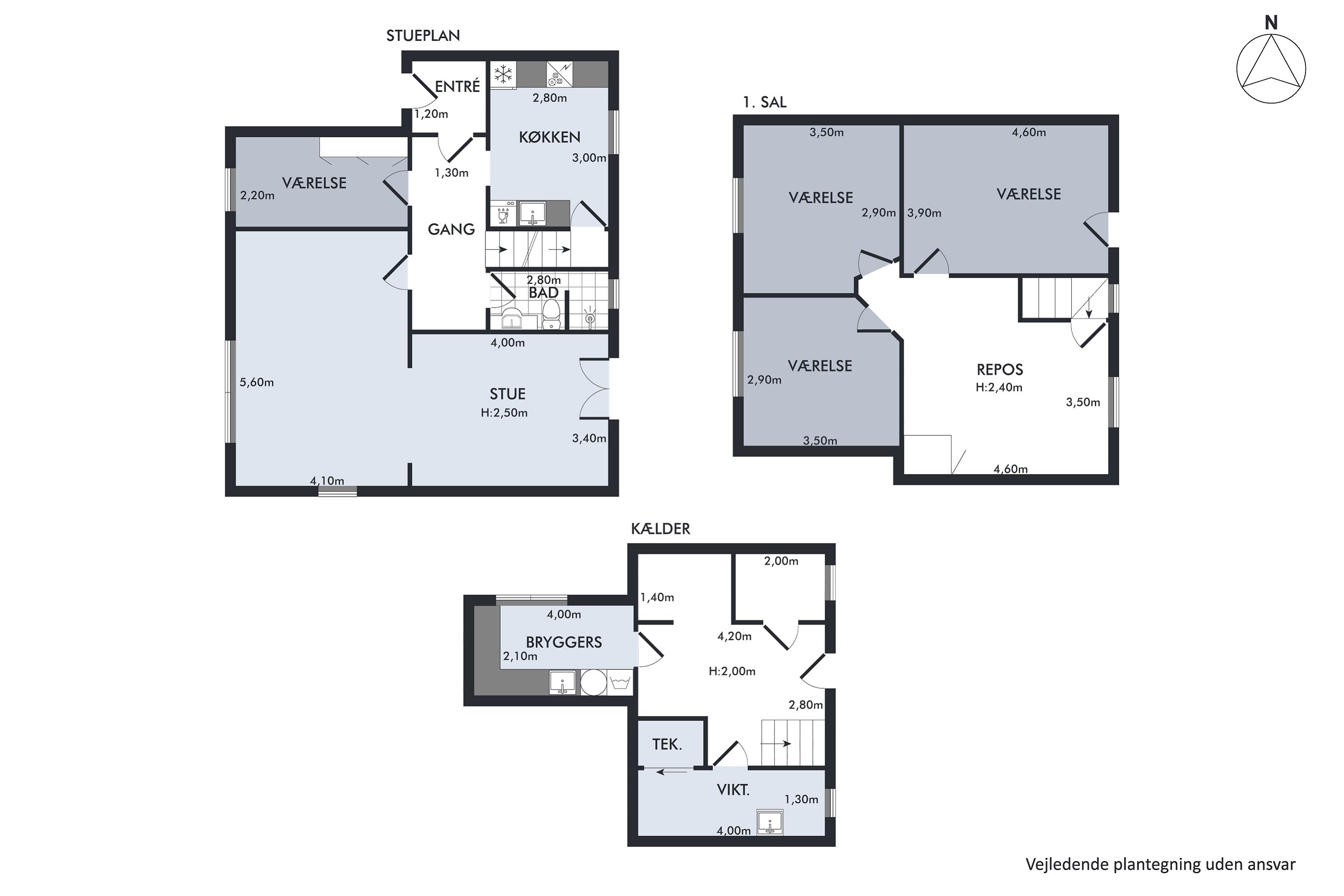 Plantegninger billede af Højersgade 19B, 9850 Hirtshals
