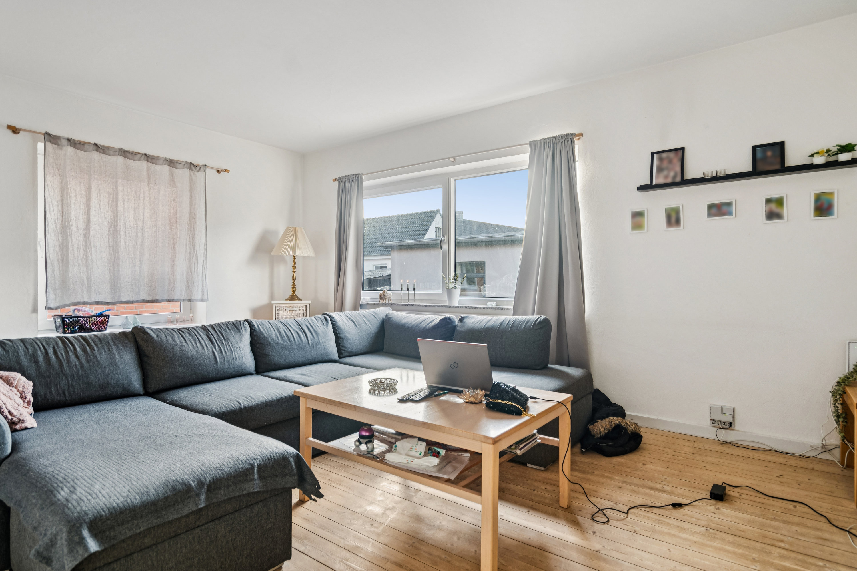 Fremhævet stue billede i fuldskærmstilstand. Billede af Højersgade 19B, 9850 Hirtshals