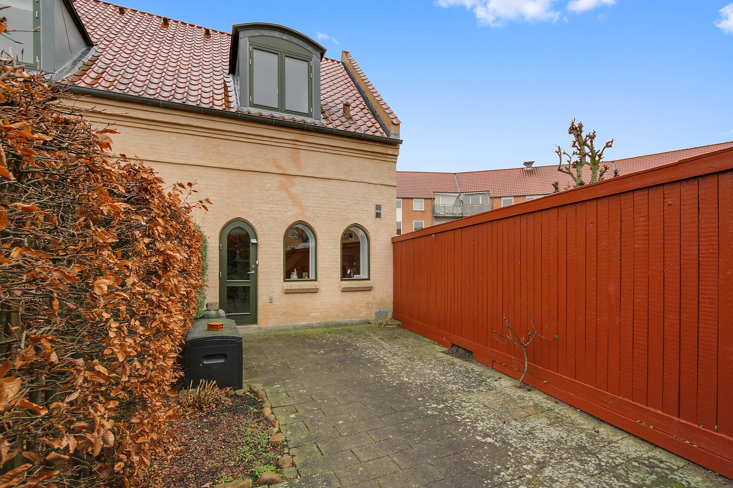 Fremhævet udendørs billede i fuldskærmstilstand. Billede af Skolegade 1B, Slagelse, 4200 Slagelse