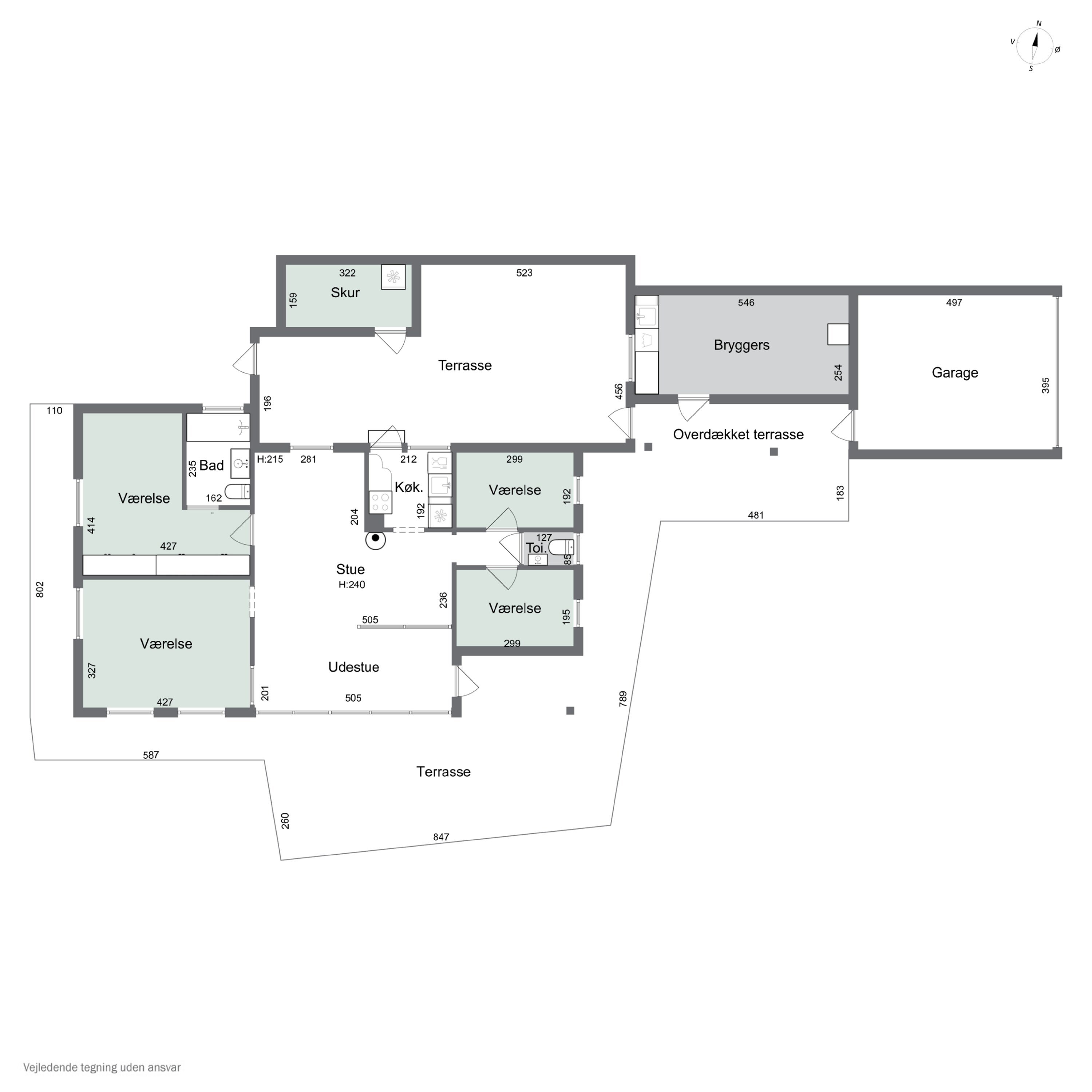 Plantegninger billede af Gyvelvej 1, Asserbo, 3300 Frederiksværk