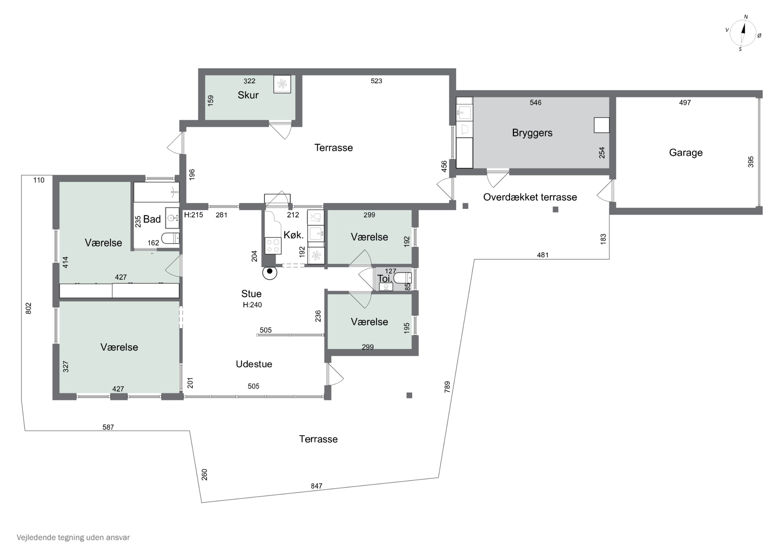 Plantegninger billede af Gyvelvej 1, Asserbo, 3300 Frederiksværk