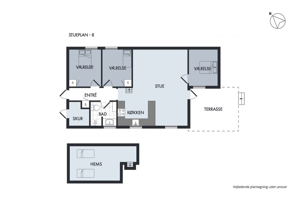 Fremhævet  billede i fuldskærmstilstand. Billede af Fasanstien 107A, 4970 Rødby