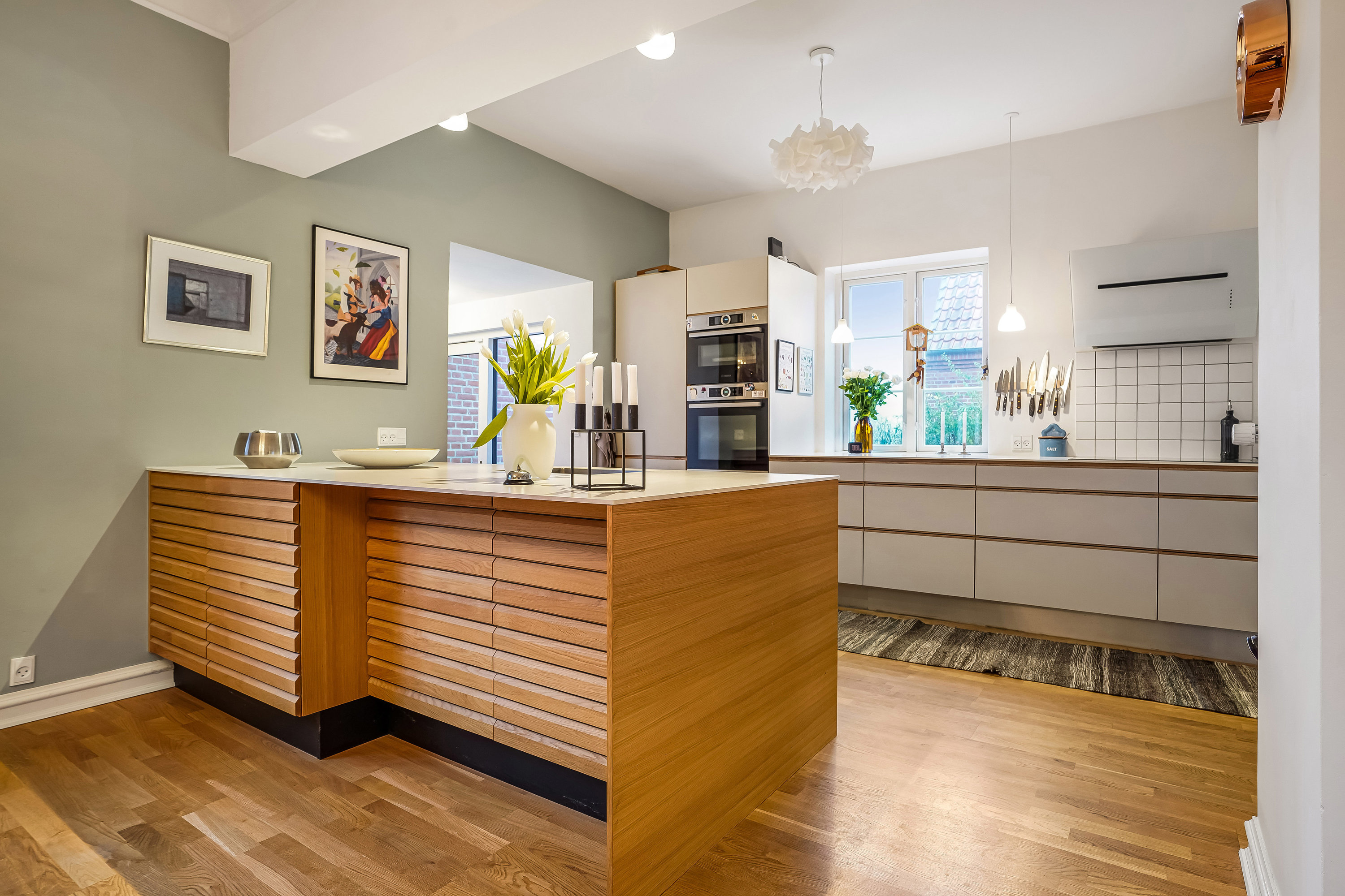 Fremhævet køkken billede i fuldskærmstilstand. Billede af Langedamsvej 15, 5500 Middelfart