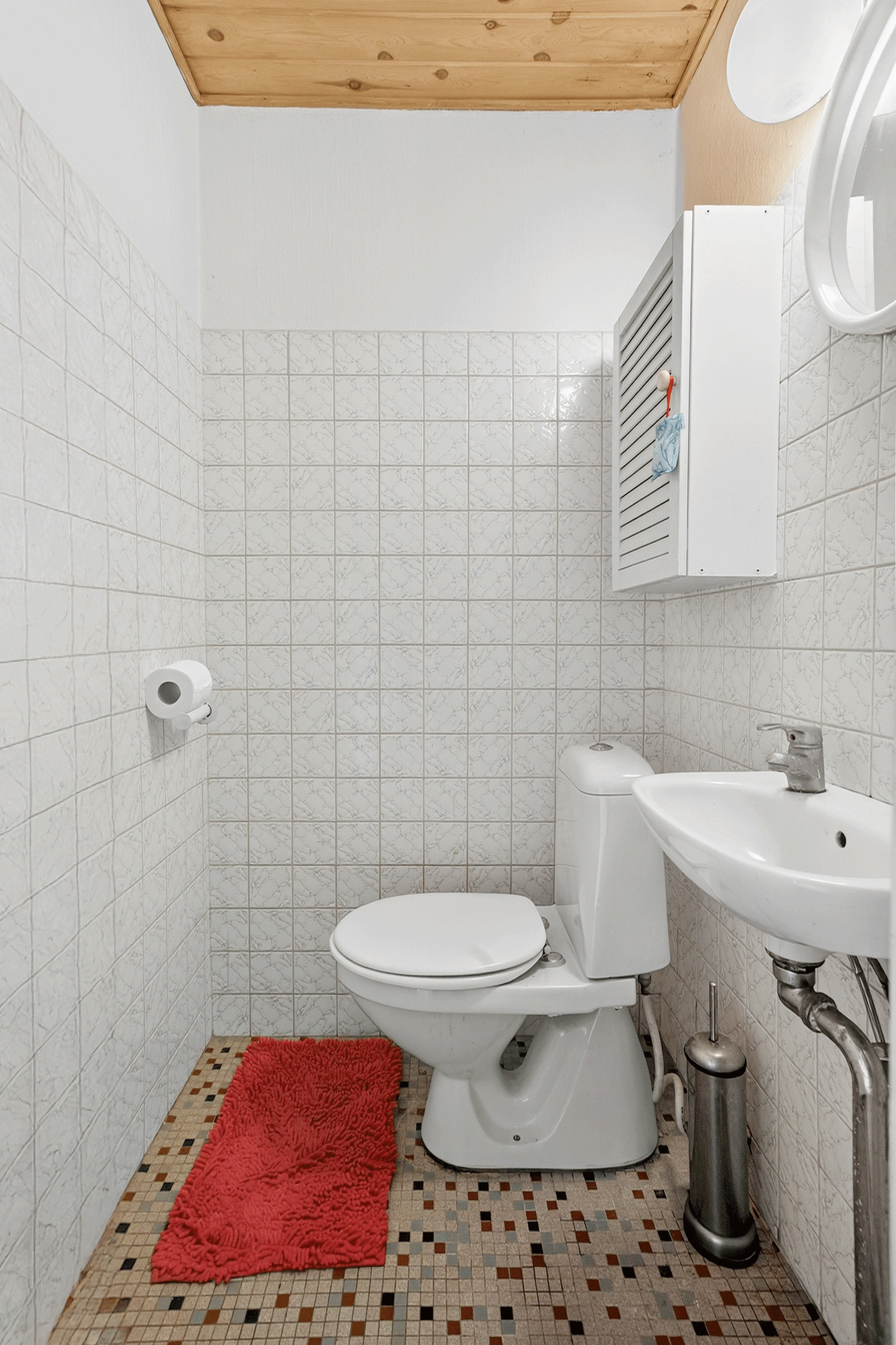 Fremhævet toilet billede i fuldskærmstilstand. Billede af Pæremosevej 33, 2750 Ballerup