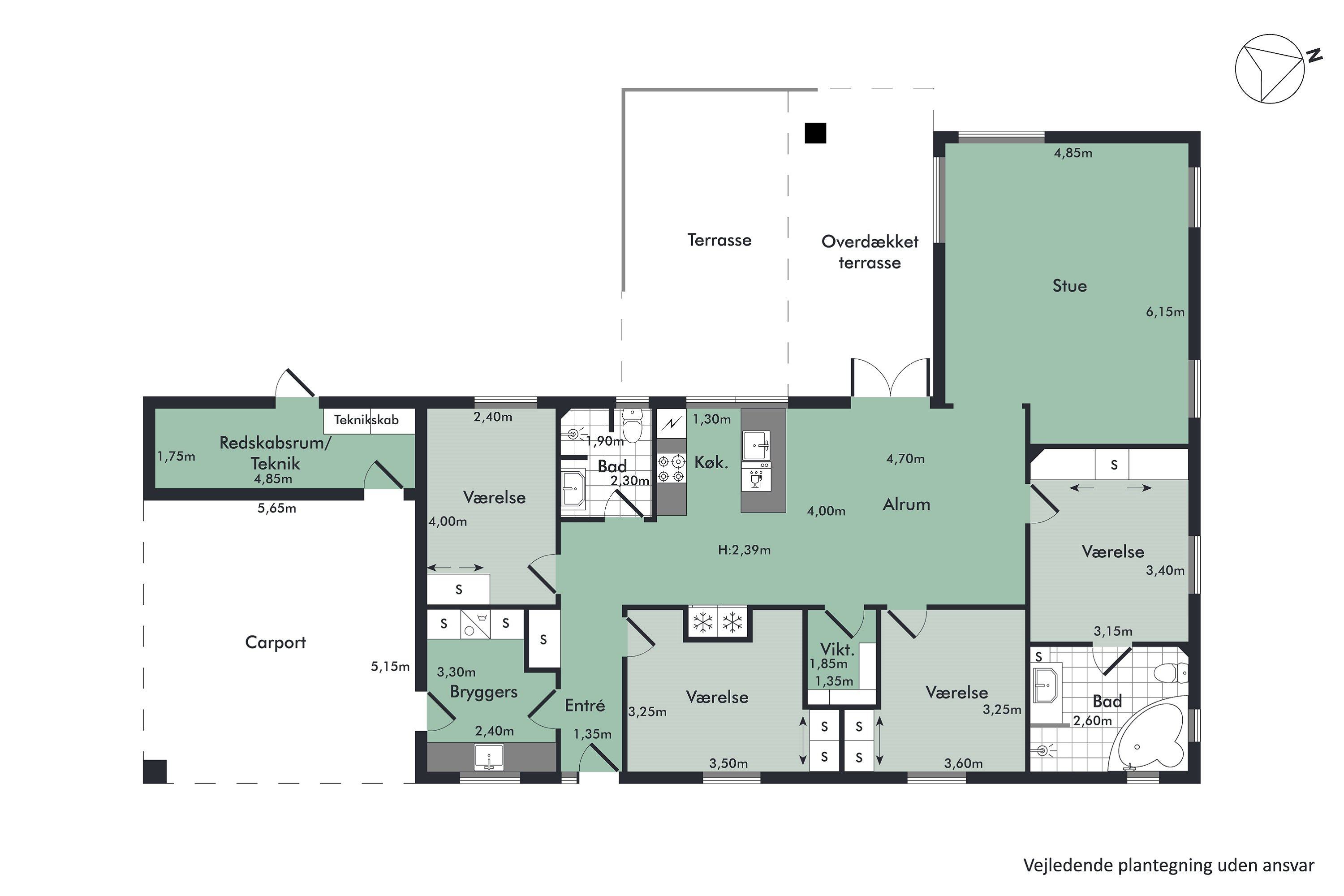 Plantegninger billede af Kærhavegårdvej 70, 9270 Klarup