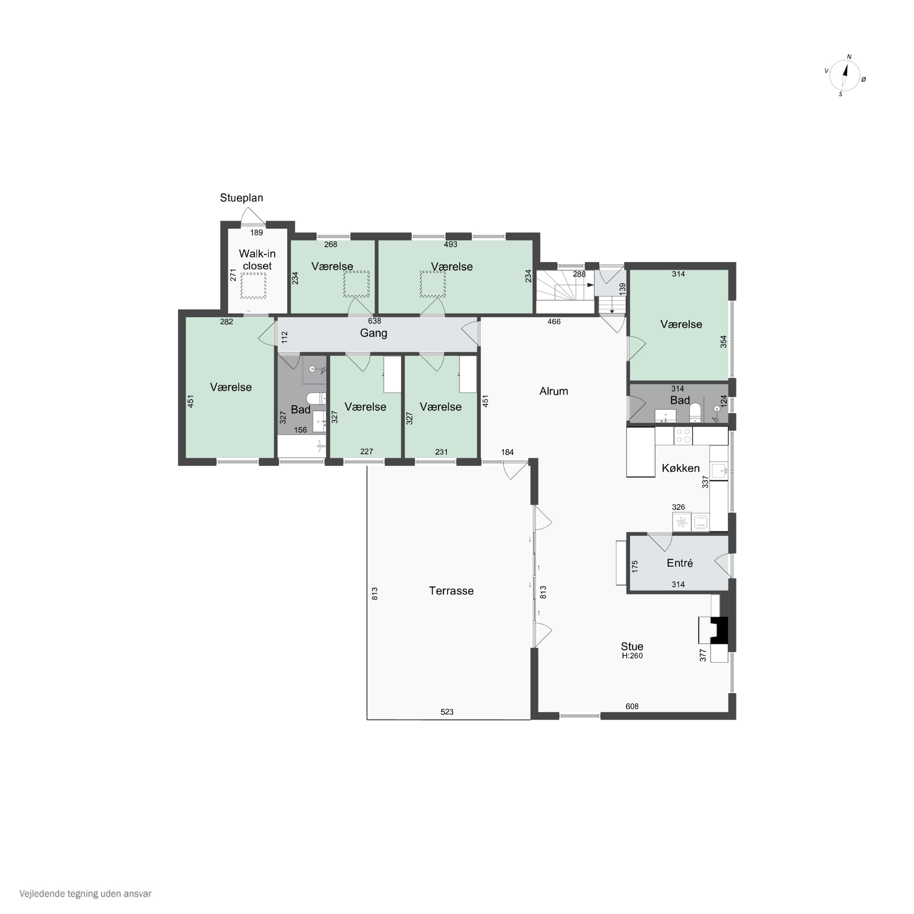 Plantegninger billede af Carinavej 8, 8270 Højbjerg