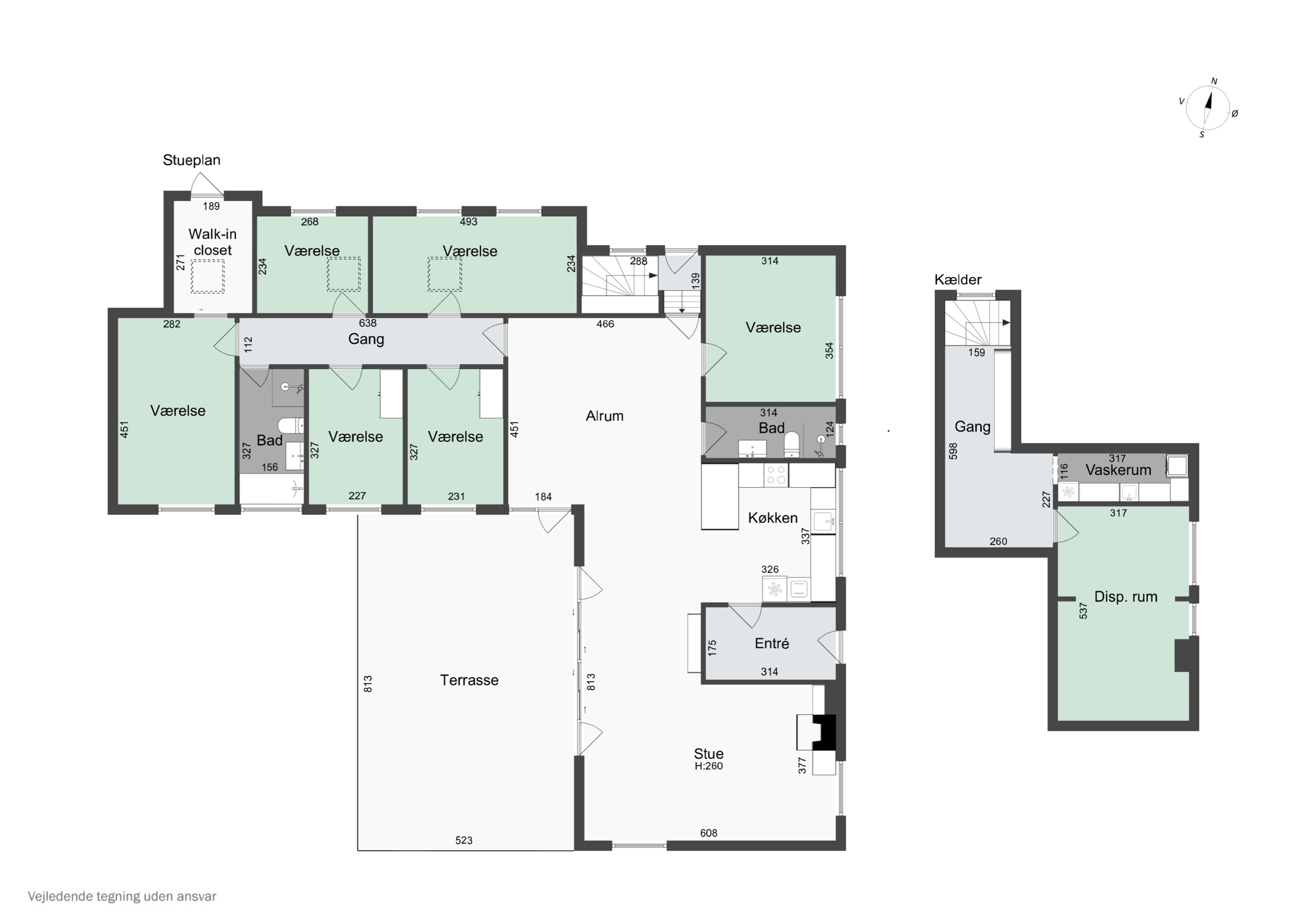 Plantegninger billede af Carinavej 8, 8270 Højbjerg