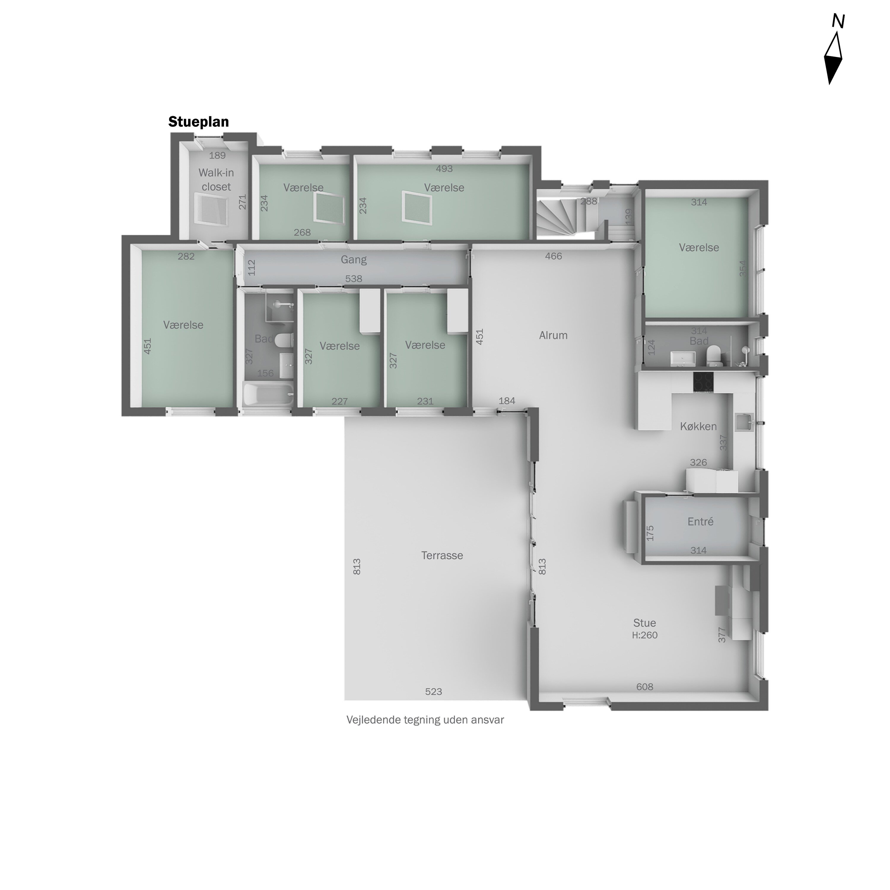 Plantegninger billede af Carinavej 8, 8270 Højbjerg