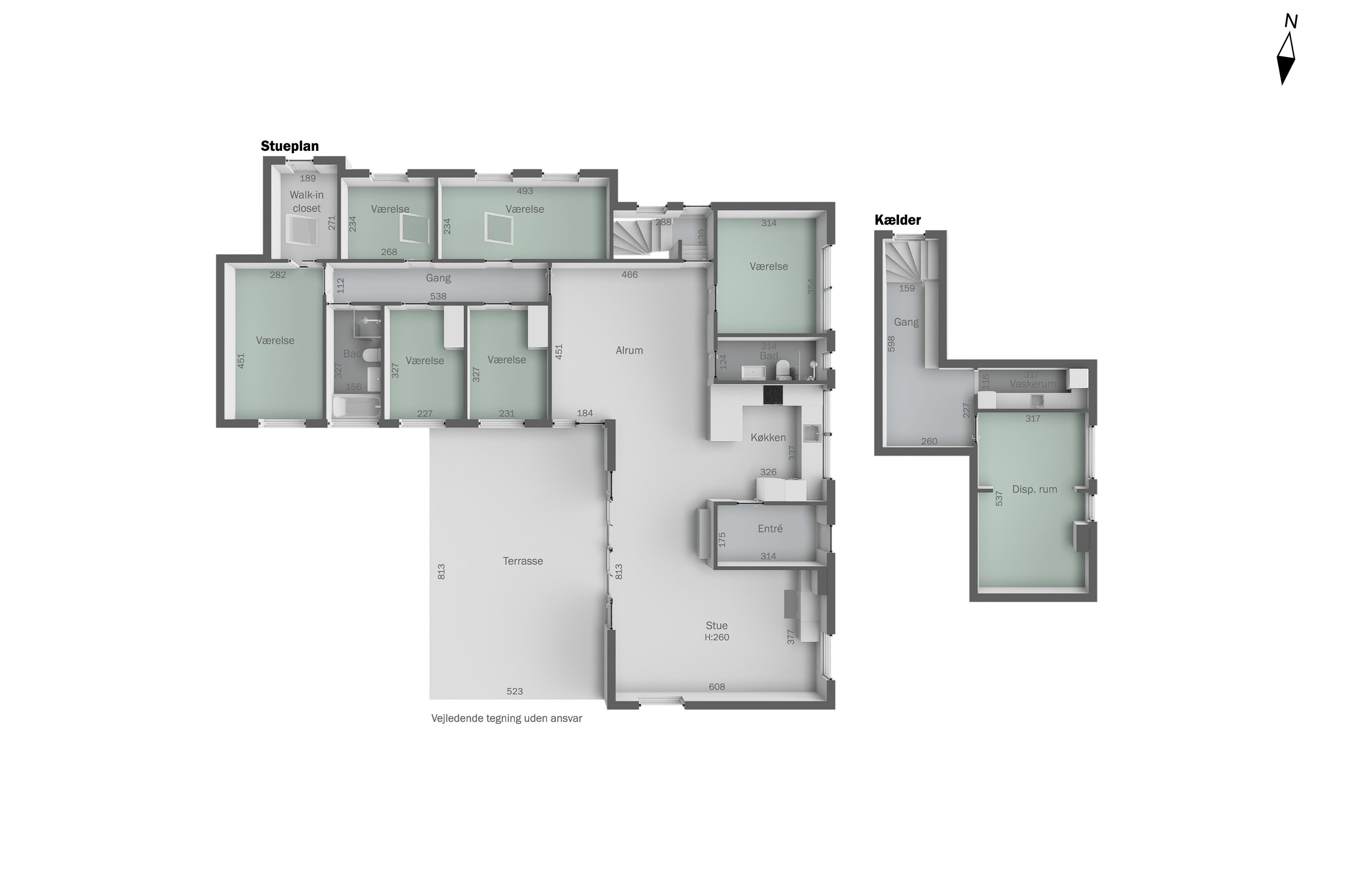 Plantegninger billede af Carinavej 8, 8270 Højbjerg
