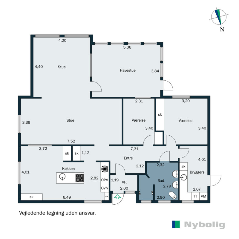 Plantegninger billede af Åtoften 122, 6710 Esbjerg V