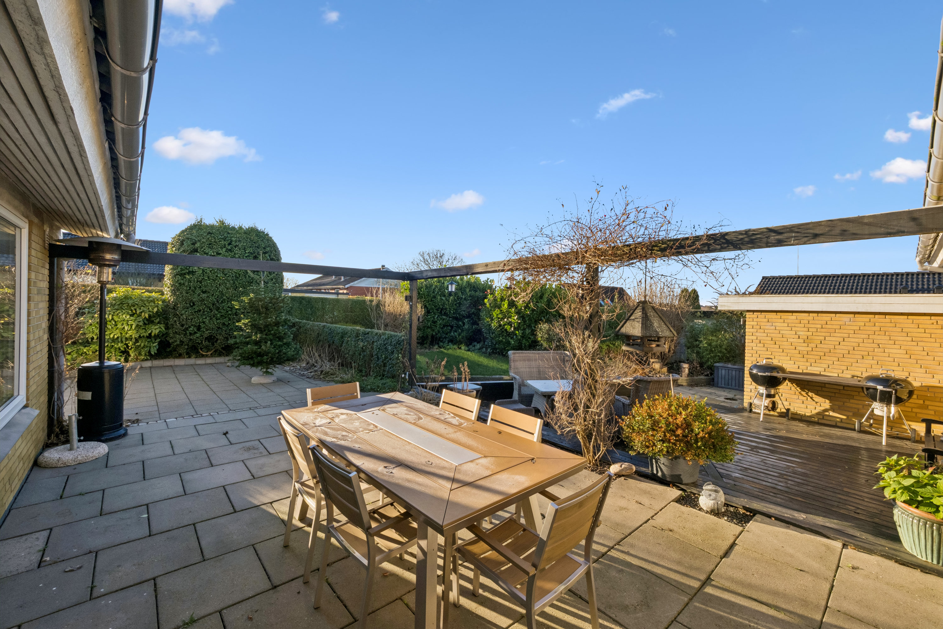 Fremhævet terrasse billede i fuldskærmstilstand. Billede af Højlundsvej 105, 7800 Skive