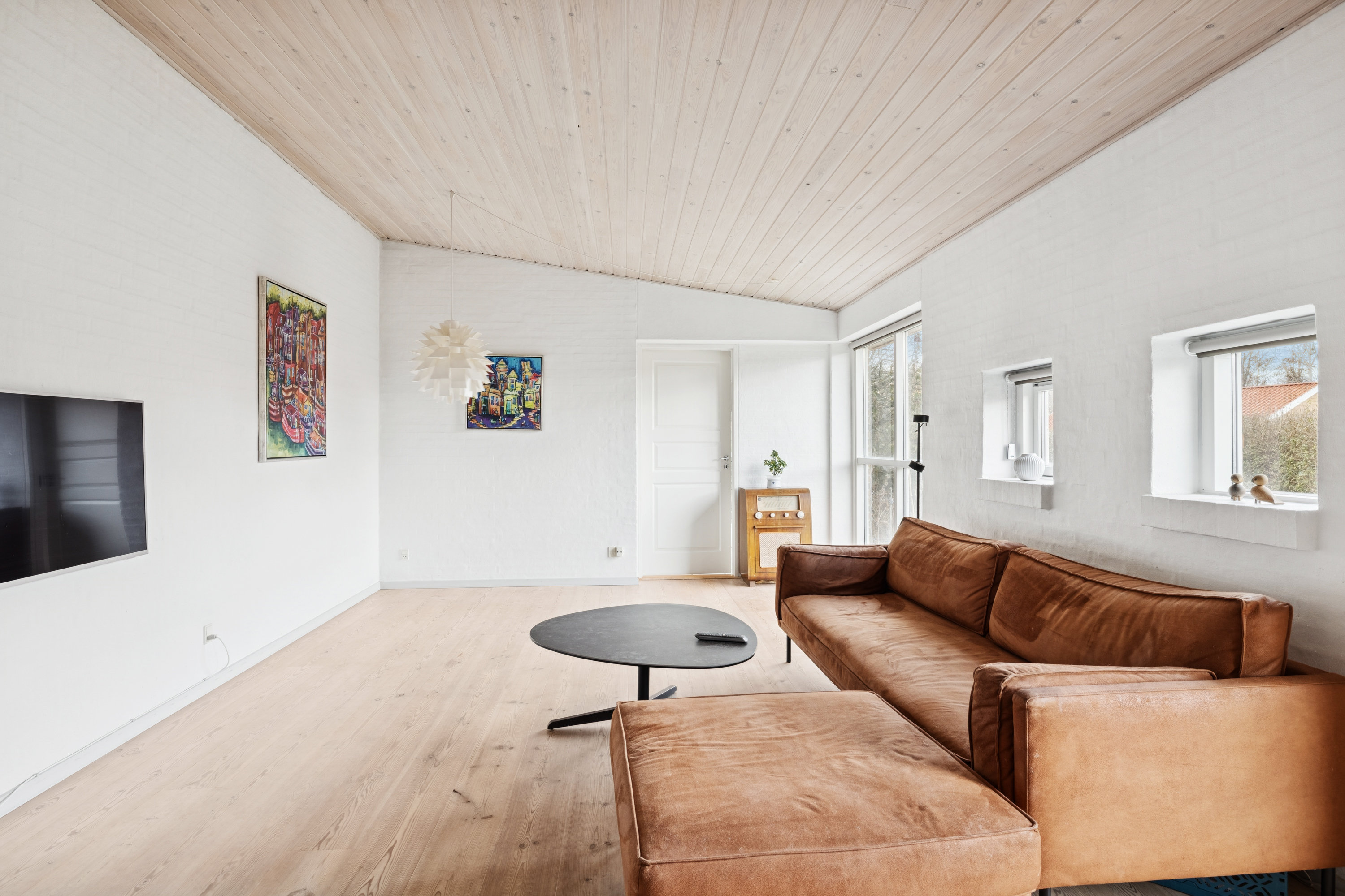 Fremhævet stue billede i fuldskærmstilstand. Billede af Neptunvej 61, 8800 Viborg