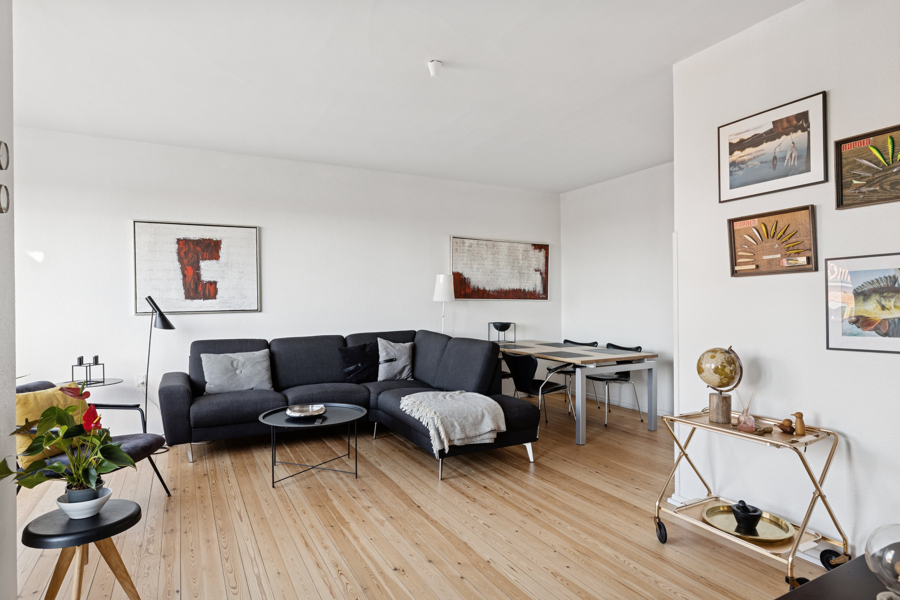 Fremhævet stue billede i fuldskærmstilstand. Billede af Broparken 10, 2. th., 8800 Viborg