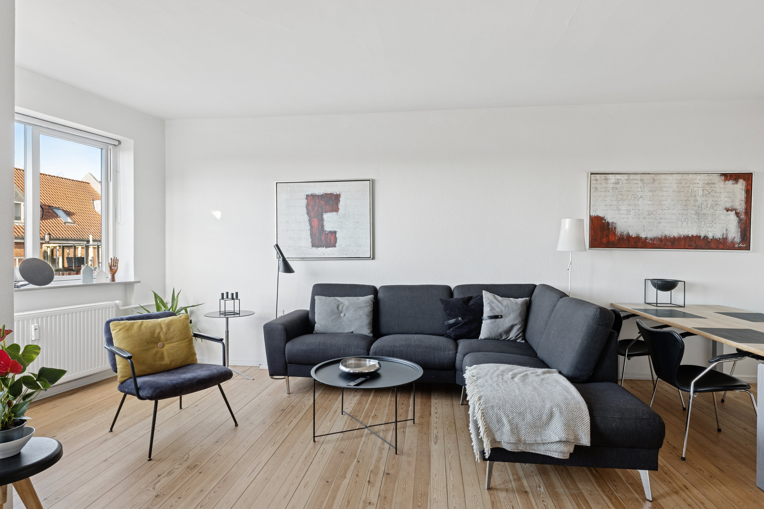 Fremhævet stue billede i fuldskærmstilstand. Billede af Broparken 10, 2. th., 8800 Viborg