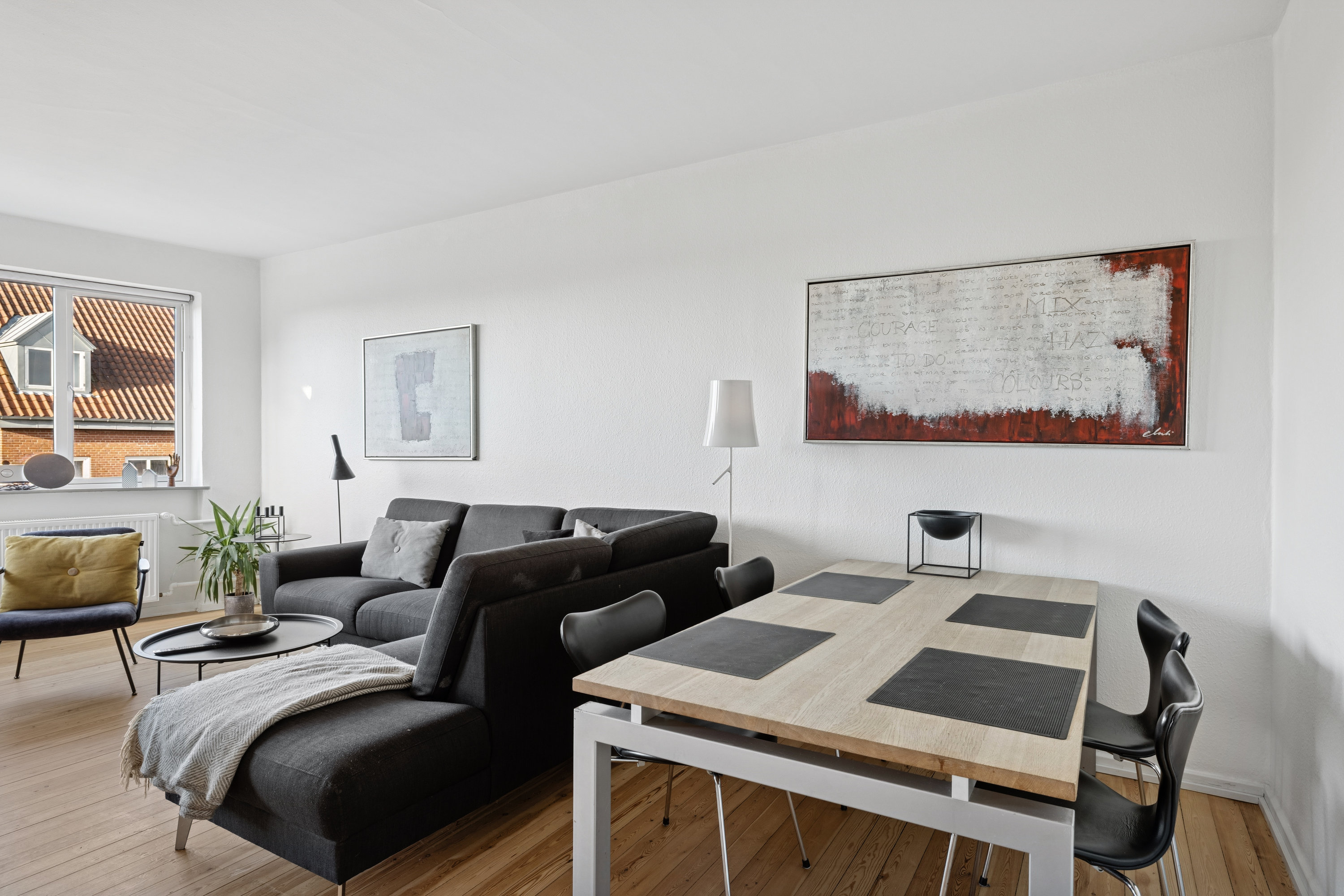 Fremhævet stue billede i fuldskærmstilstand. Billede af Broparken 10, 2. th., 8800 Viborg